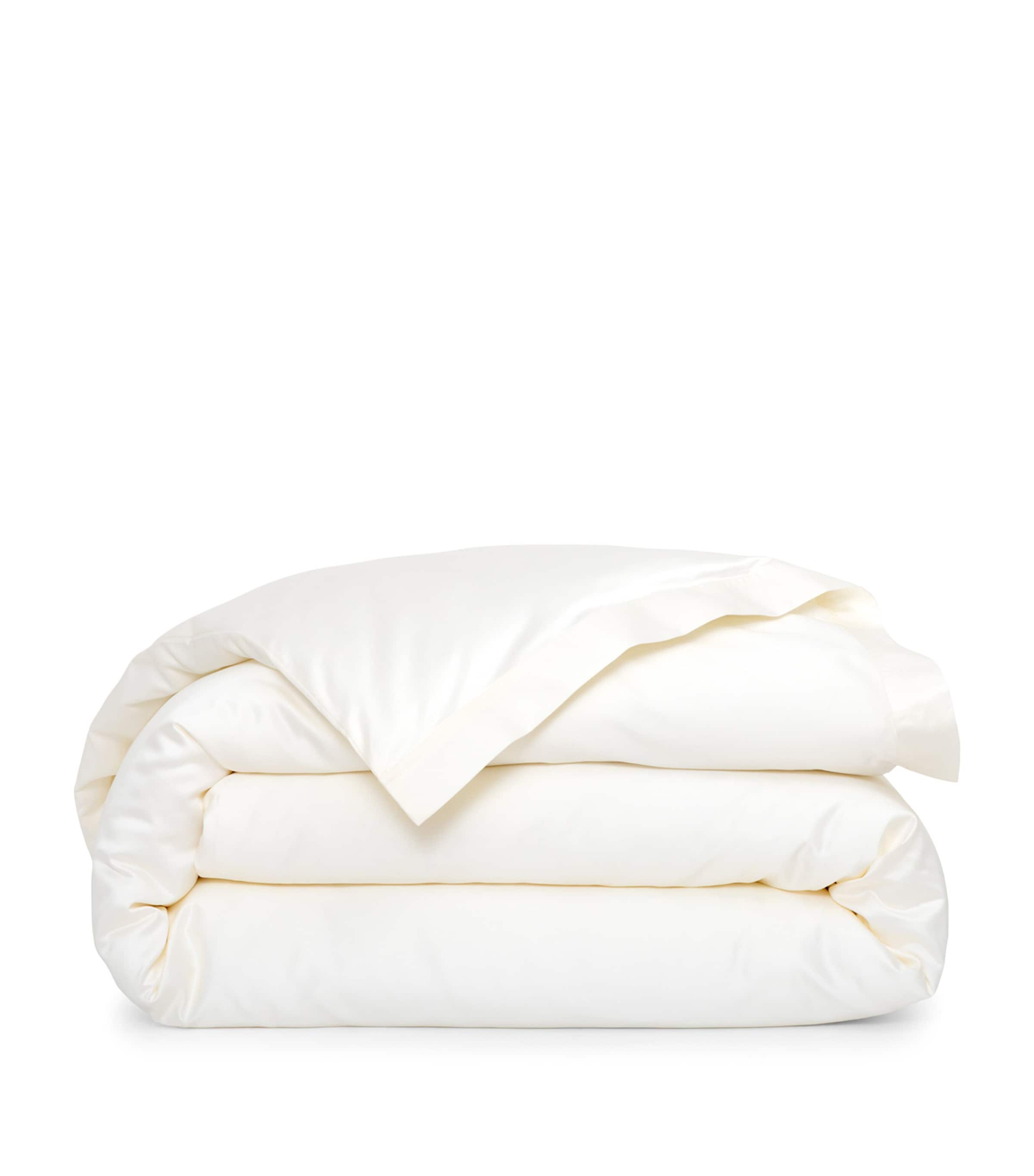 Yves Delorme Couture Egyptian Cotton Prodige Super King Duvet Cover (260cm  x 220cm) Creme Image 2
