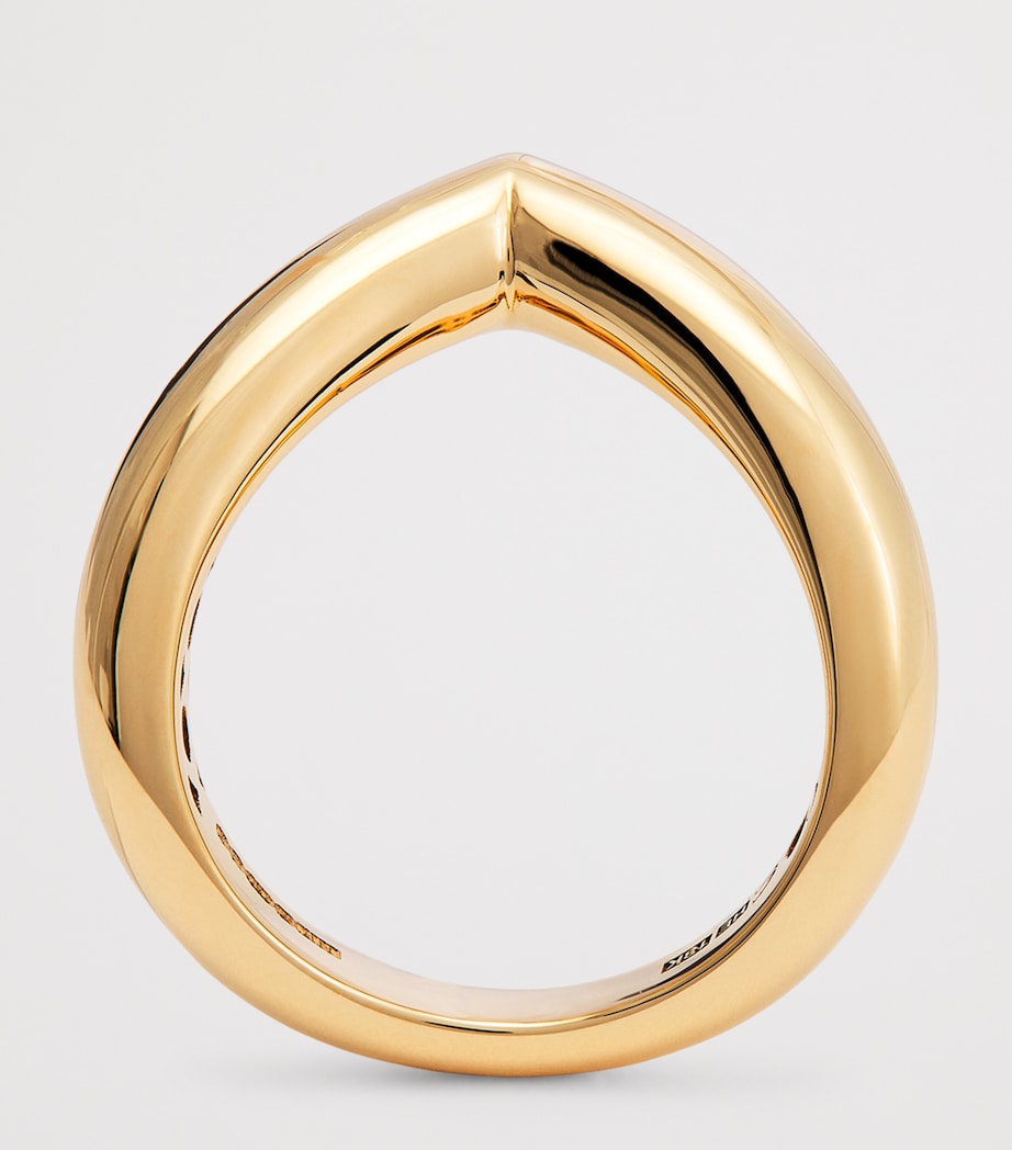 Yellow Gold Drop Link Ring YELLOW GOLD Image 3