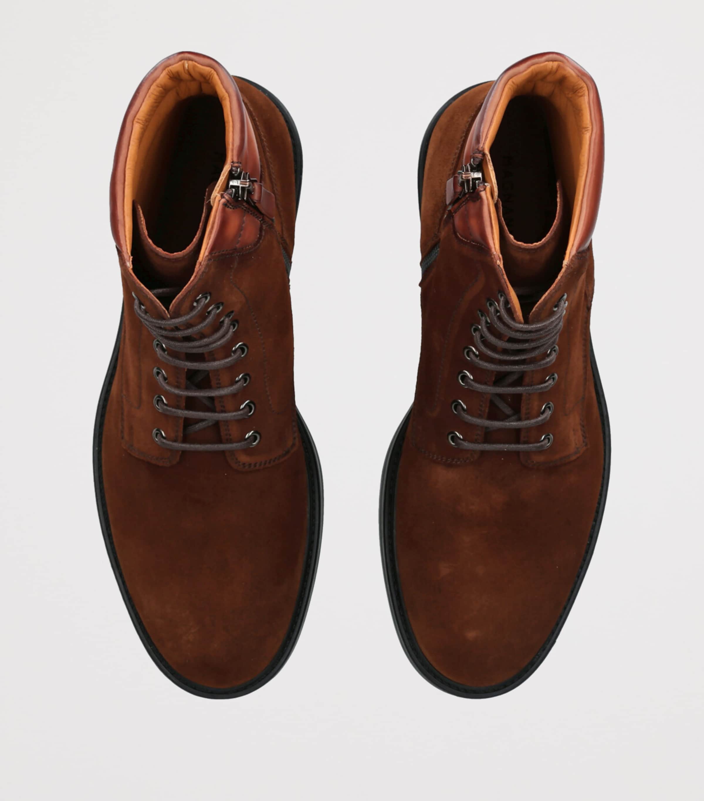 Leather Teide Ankle Boots TAN Image 4