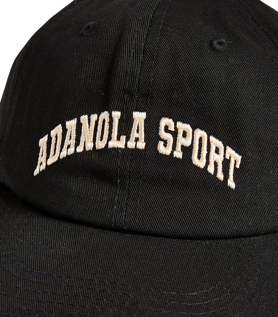 Cotton Sport Baseball Cap BLACK/CREAM Image 5
