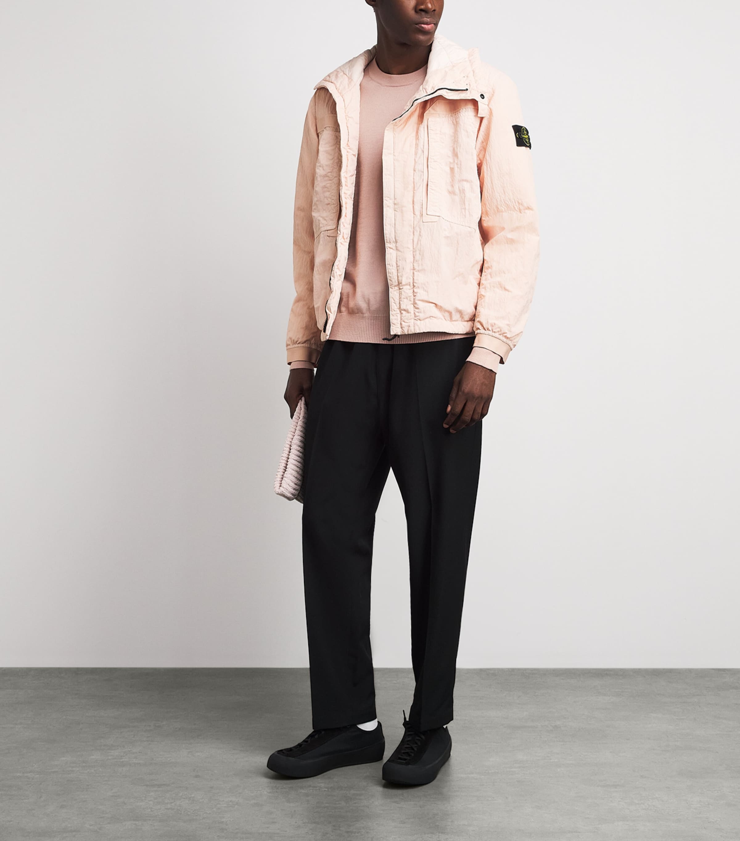 Stone Island Mens Wool Compass Sweater Image 2