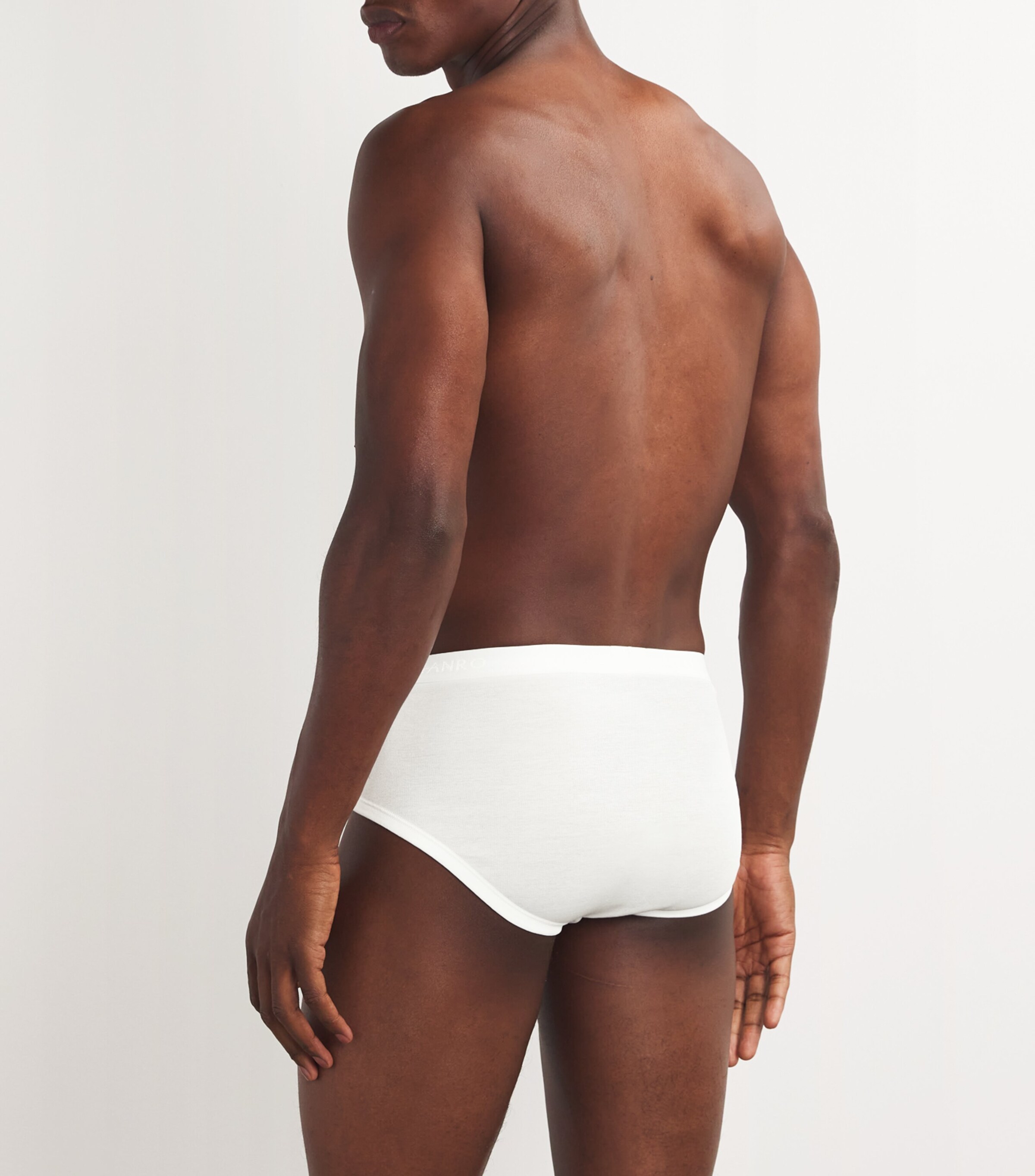 Mercerised Cotton Briefs 0101/WHITE Image 3