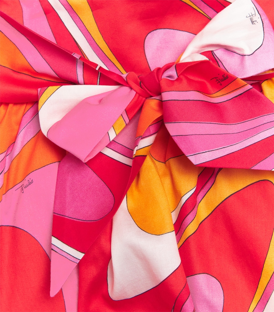 Cotton Swirl Tiered Skirt (4-14 Years) 50EARFRAGOLA/ARANCIO Image 3