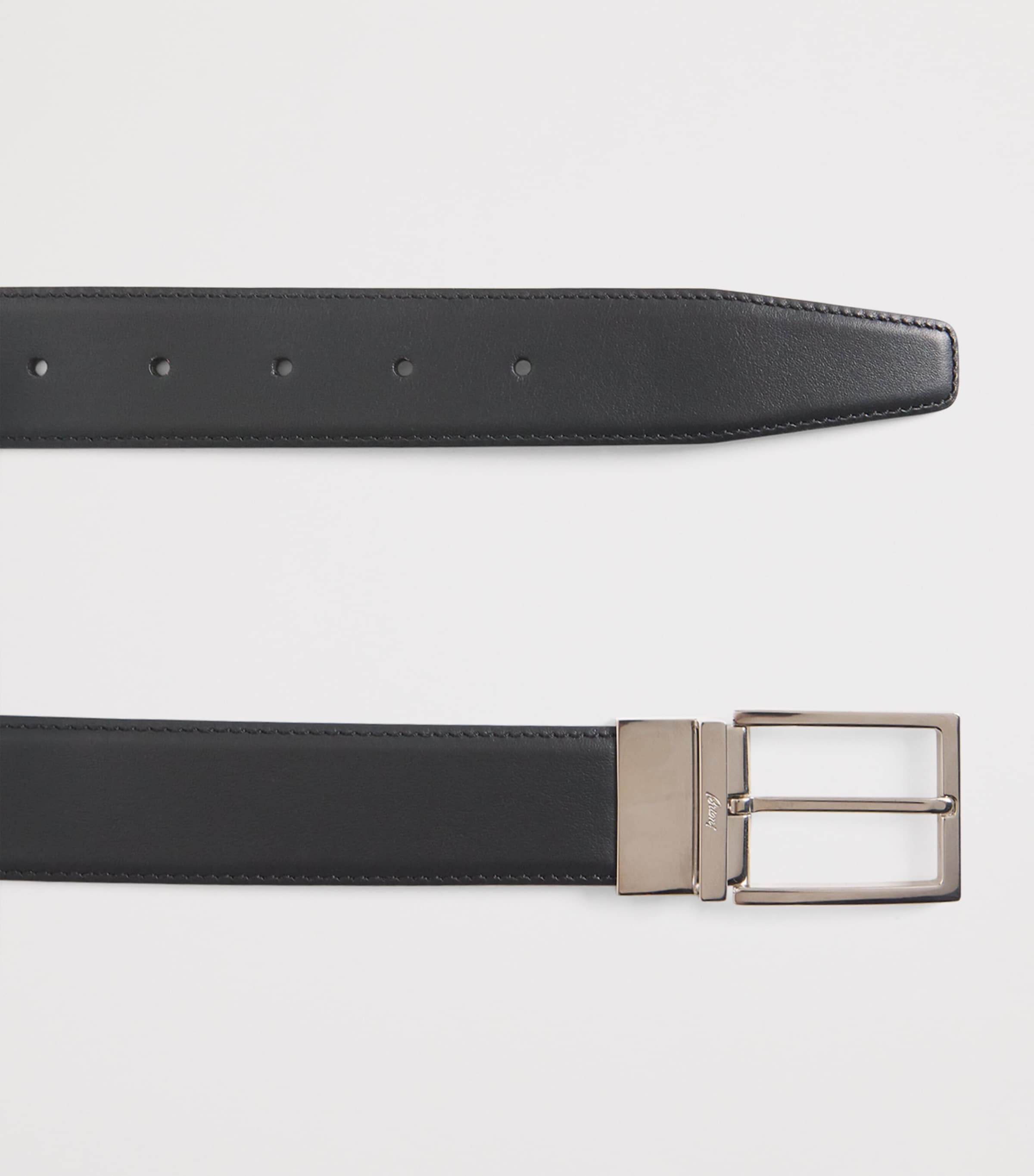 Brioni Mens Leather Belt Image 4