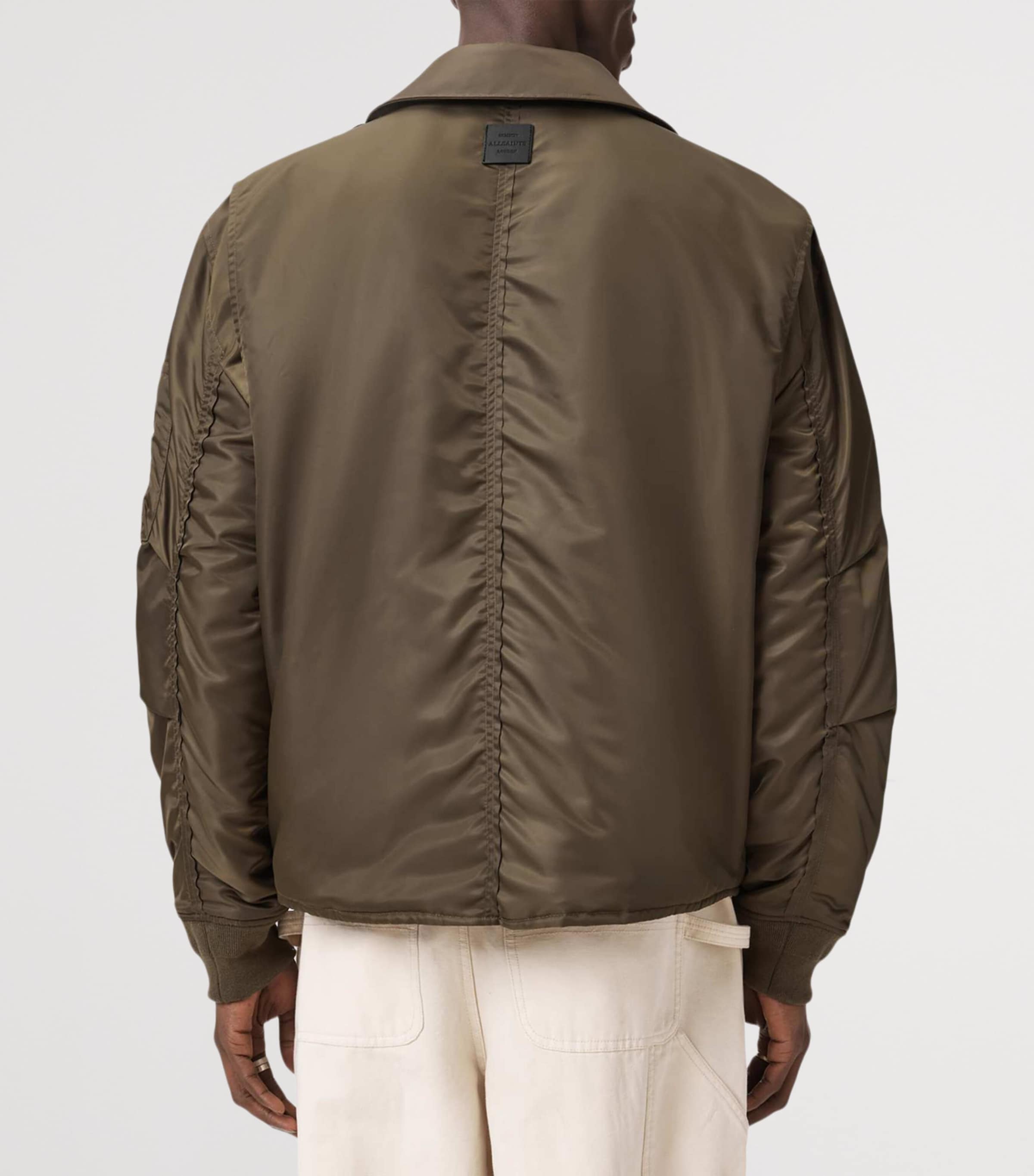 Fallon Bomber Jacket KHAKI BROWN Image 4