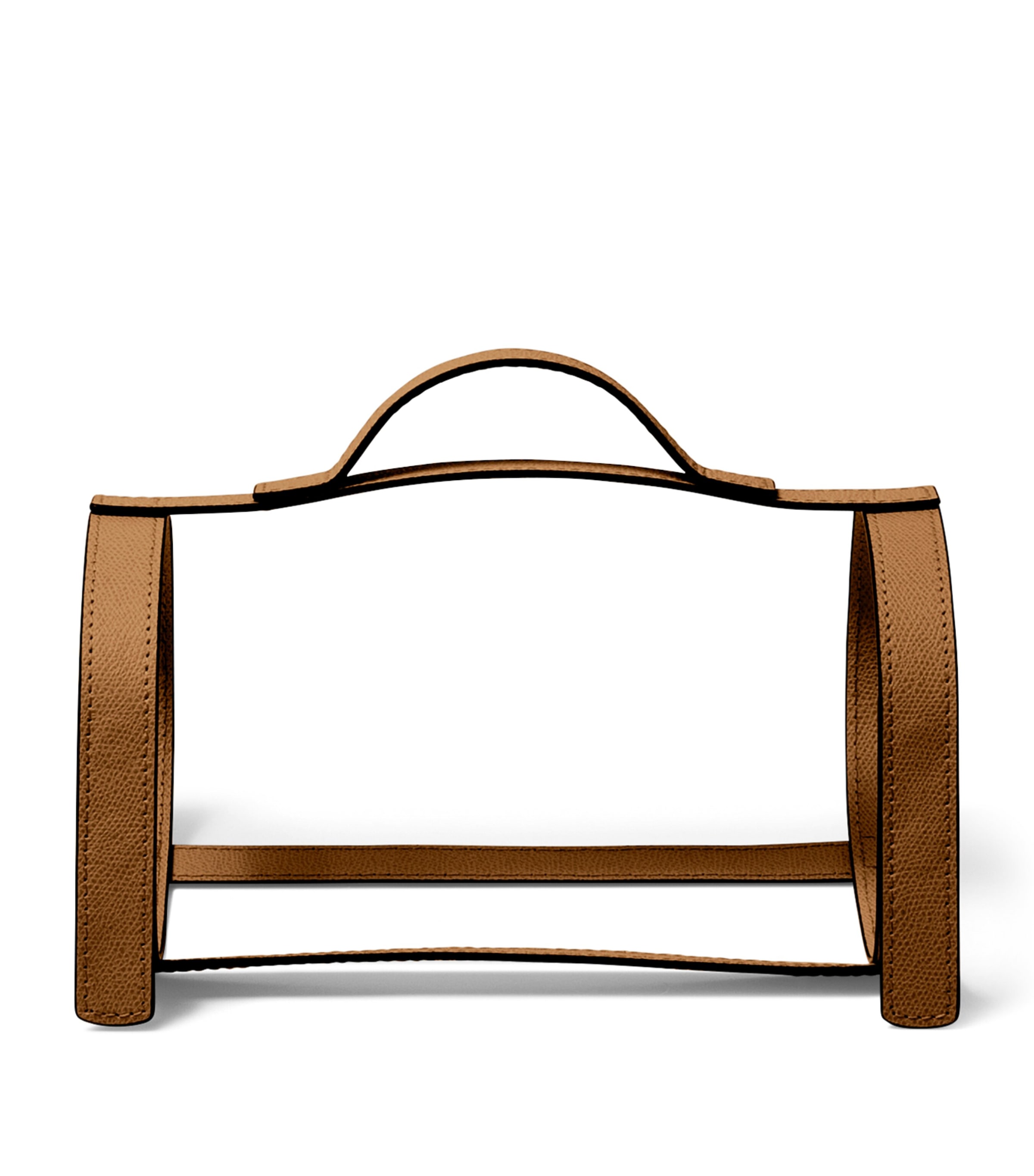 Frette Leather Otello Throw Holder Tabacco Image 4
