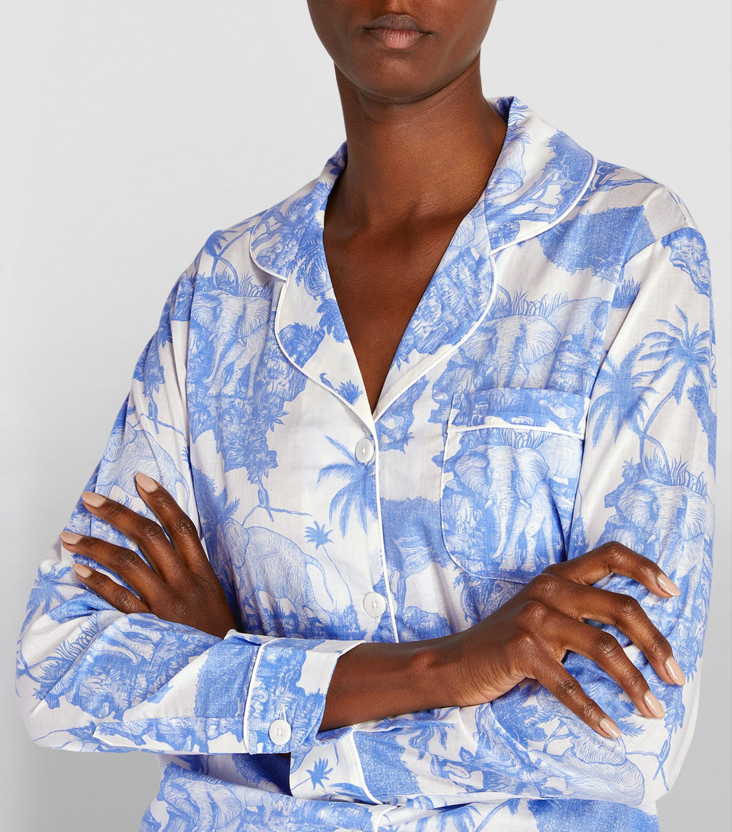 Long Pyjama Set BLUE Image 6