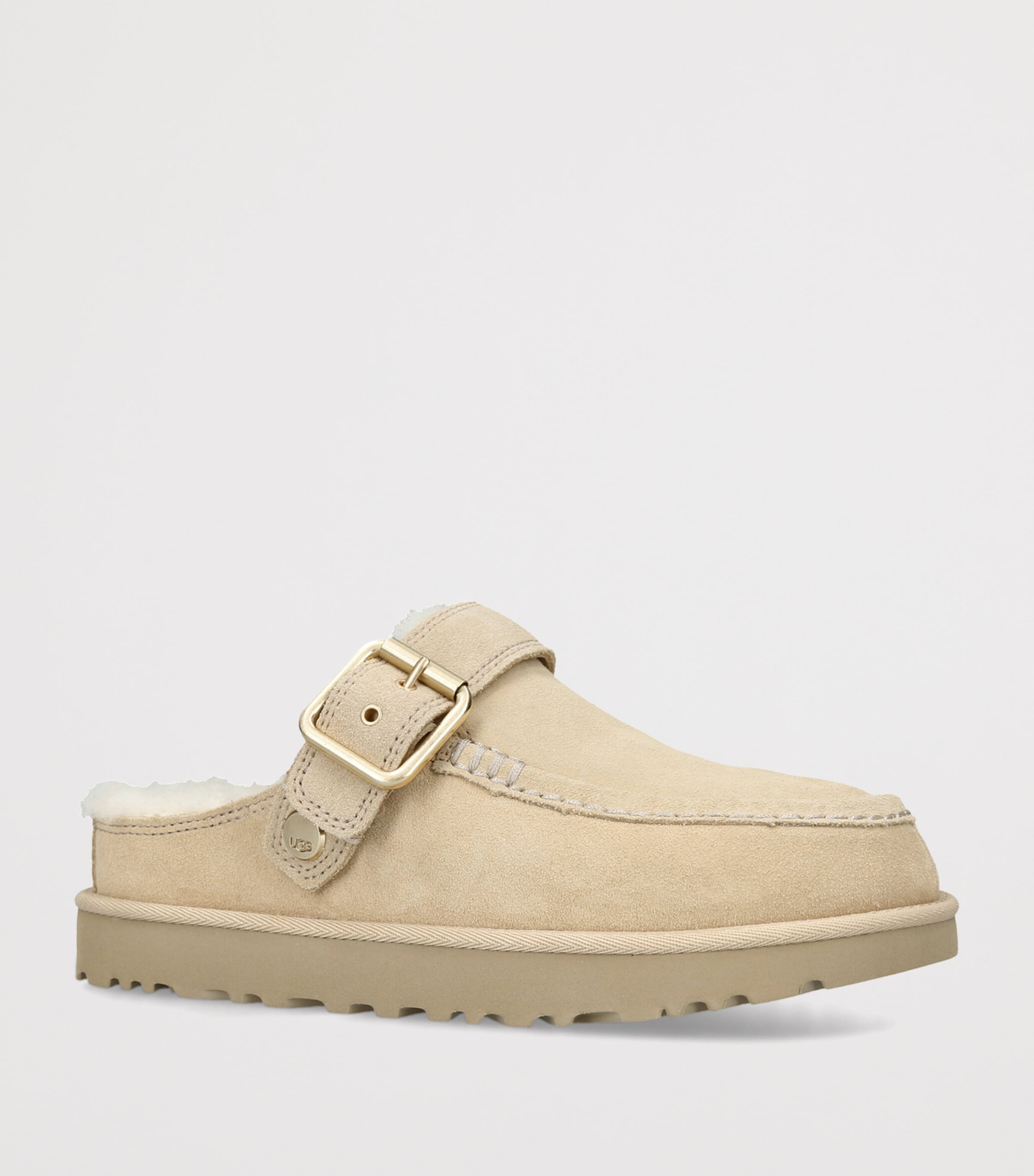 UGG Suede Goldenstar Evelina Clogs Beige Image 2