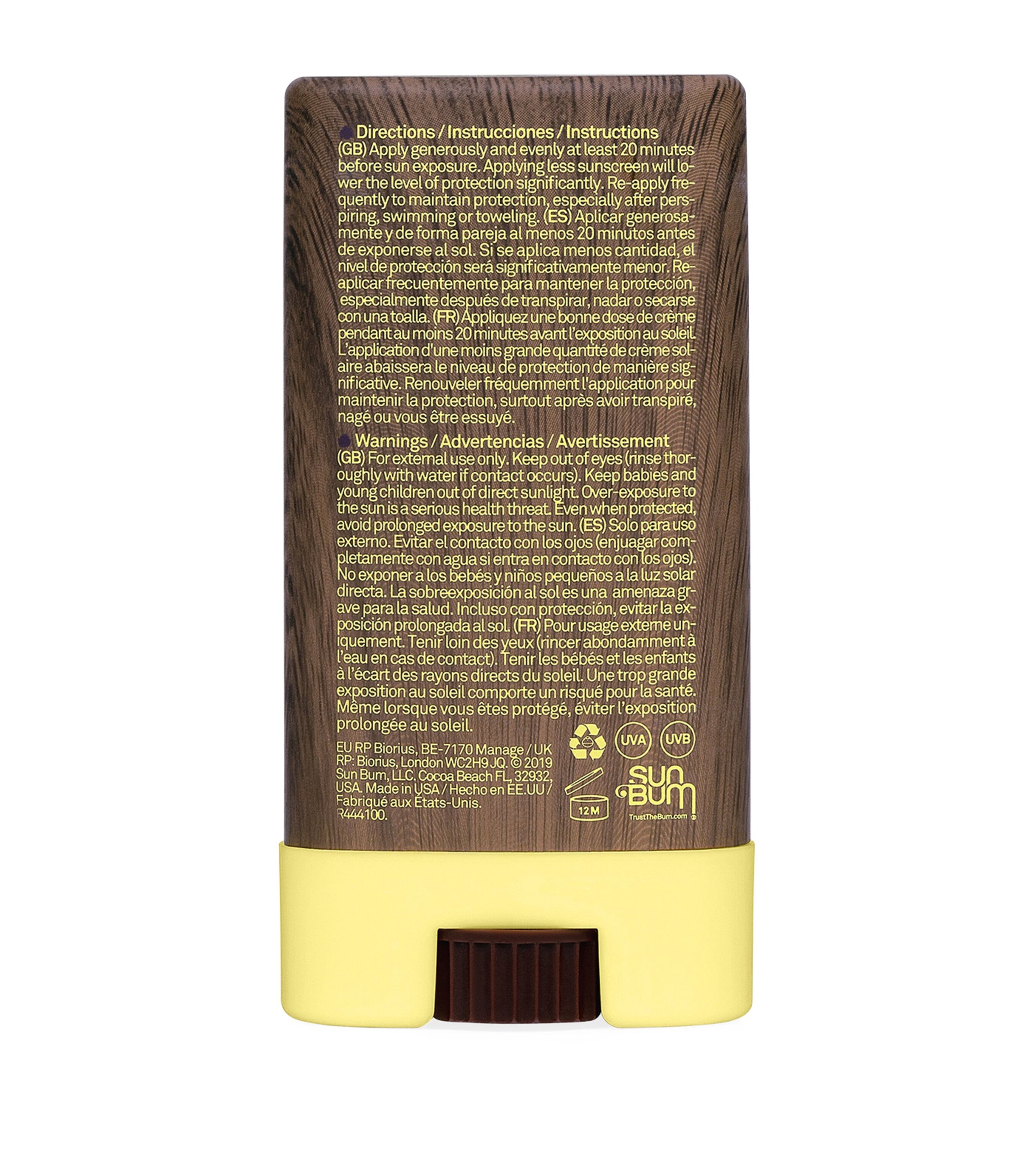 Sun Bum Original SPF 30 Face Stick (13g) Image 2