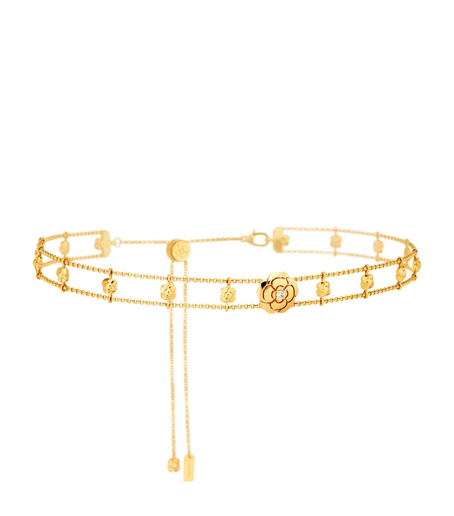 Yellow Gold and Diamond Extrait de Camélia Supple Choker YELLOW Image 1