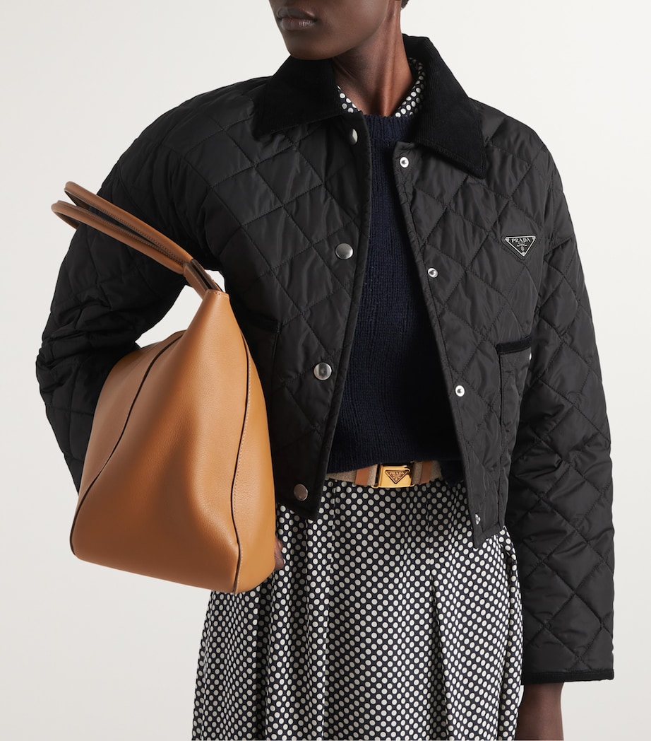 Re-Nylon Cropped Jacket F0002 Image 3