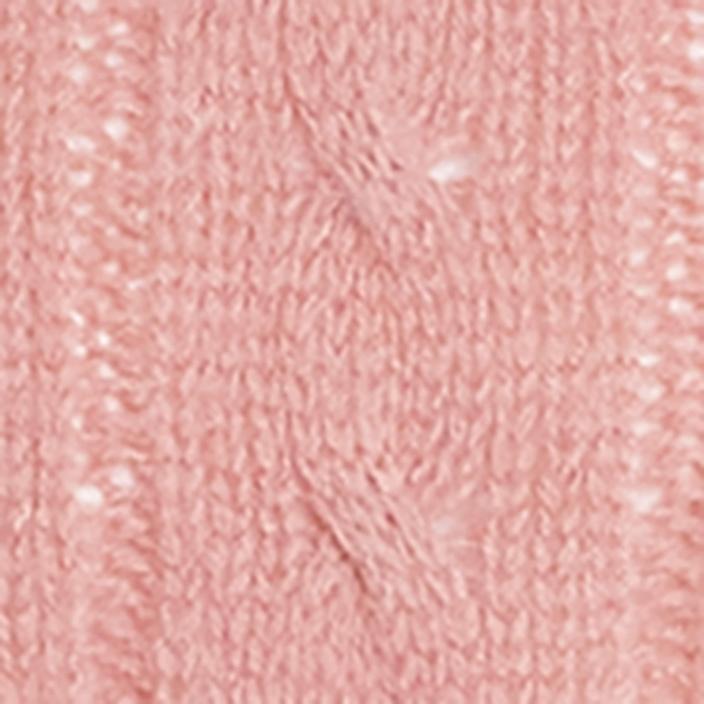 System Cable-knit Distressed Sweater In Pink