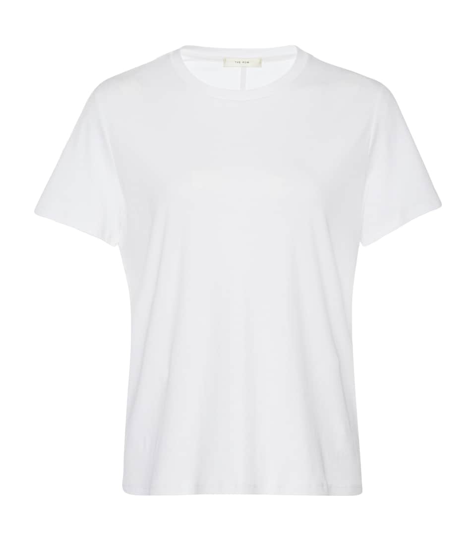 The Row Wesler Cotton T-Shirt Bright White