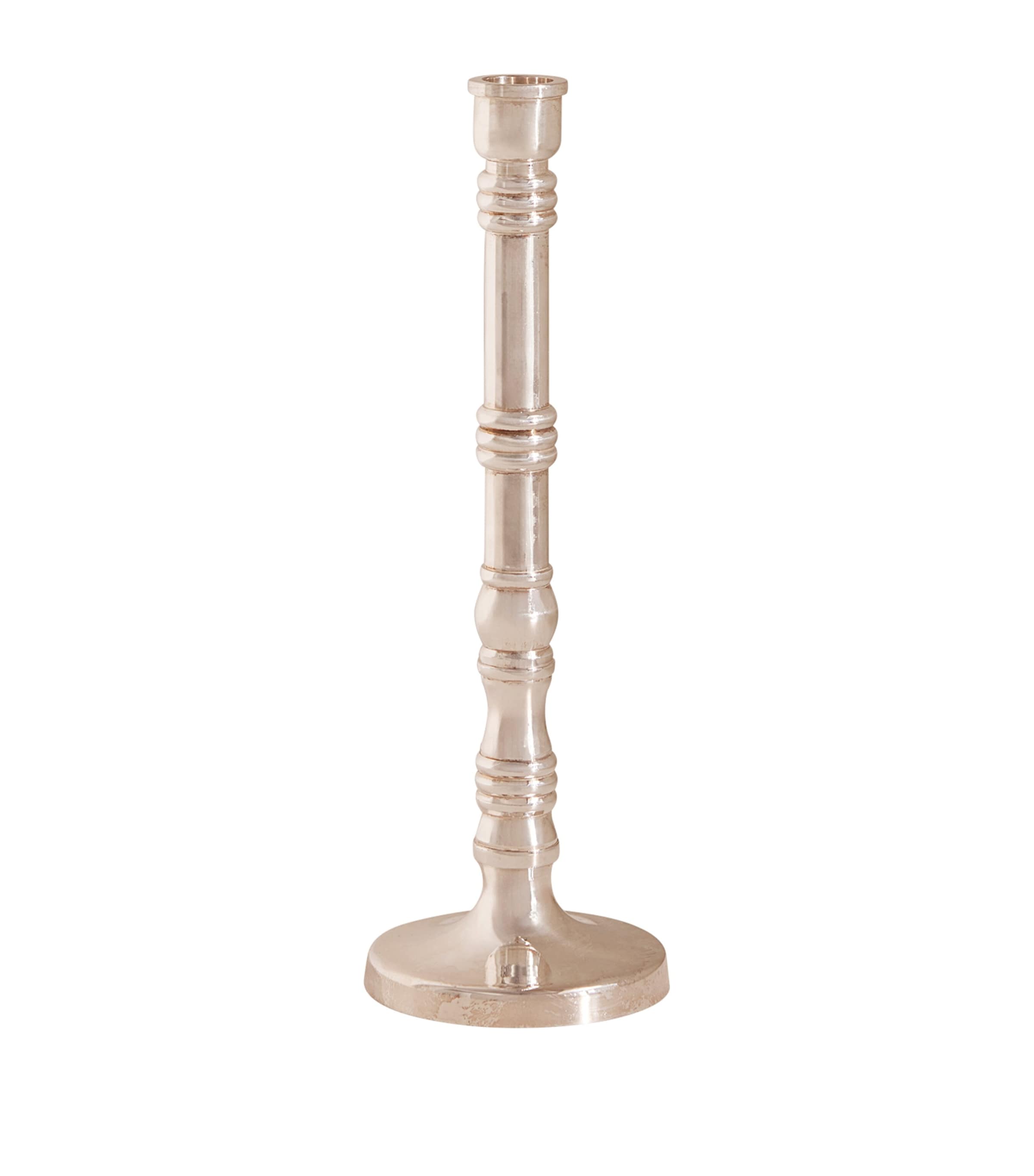 Soho Home Medium Silver-Plated Stiden Candlestick (27cm) | Home Accessories | Candle Holders | Designers | Soho Home | Dining Room