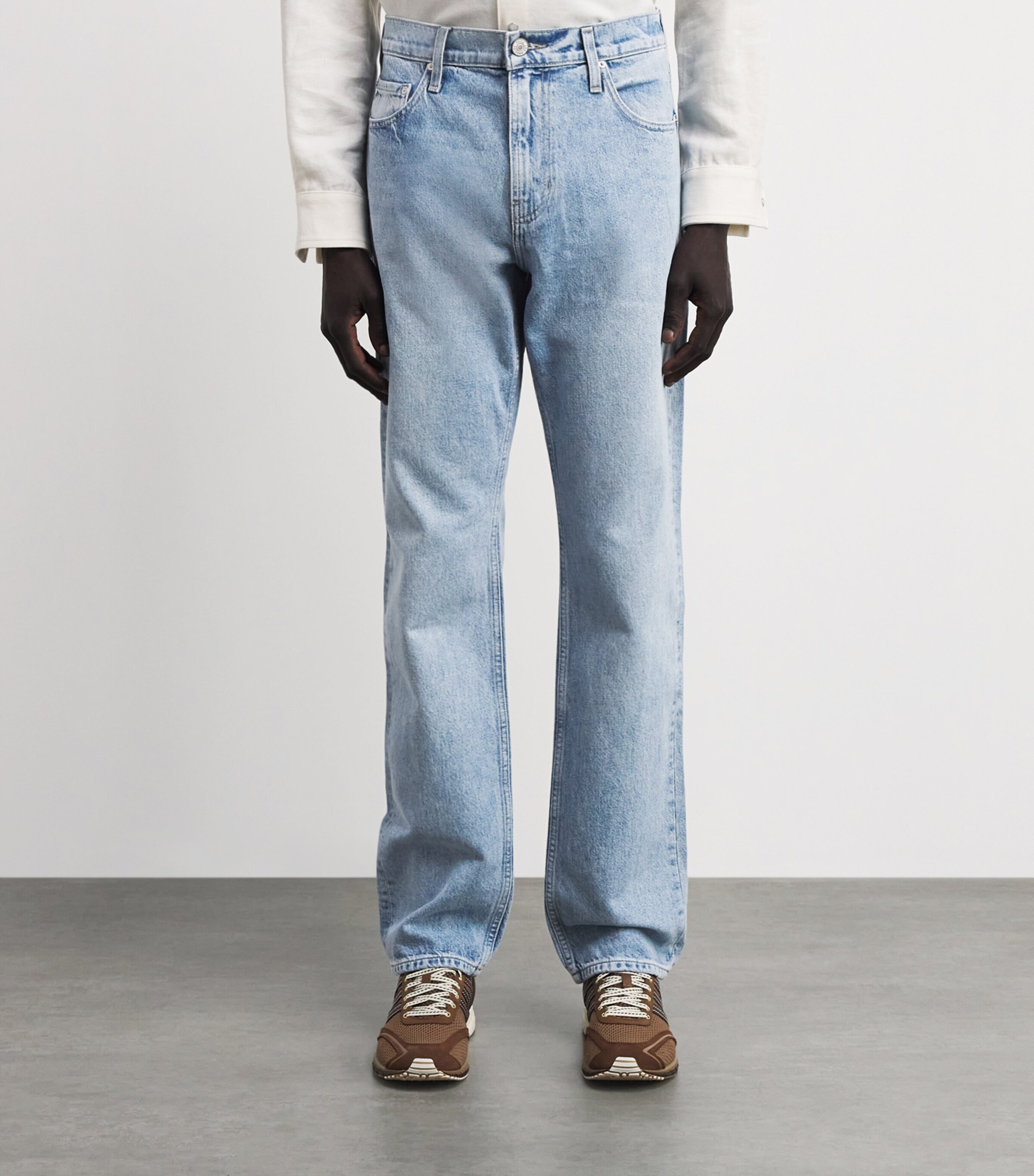 PAIGE Mens Doheny Relaxed Straight Jeans Keswick Image 4