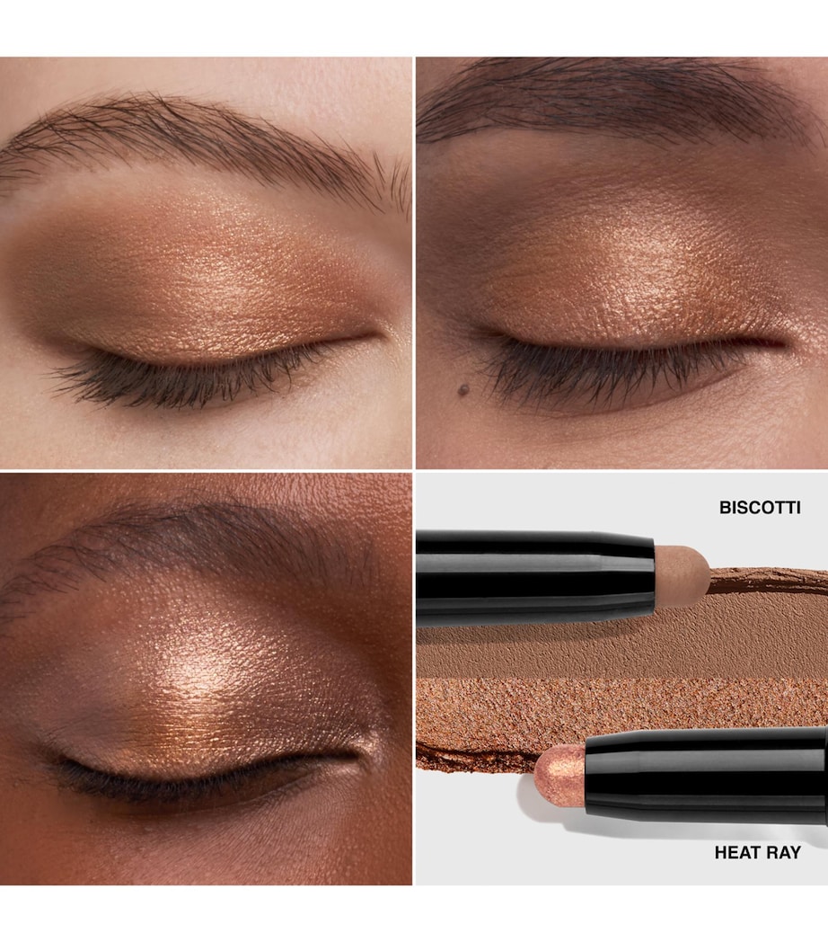 Dual-Ended Long-Wear Cream Shadow Stick HEAT RAY BISCOTTI Image 3