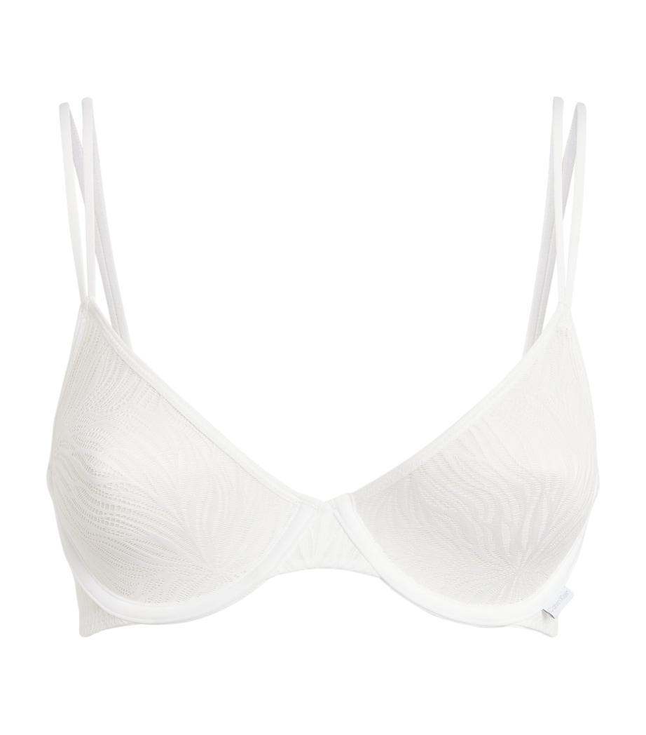 Sheer Marquisette Demi Bra WHITE Image 1
