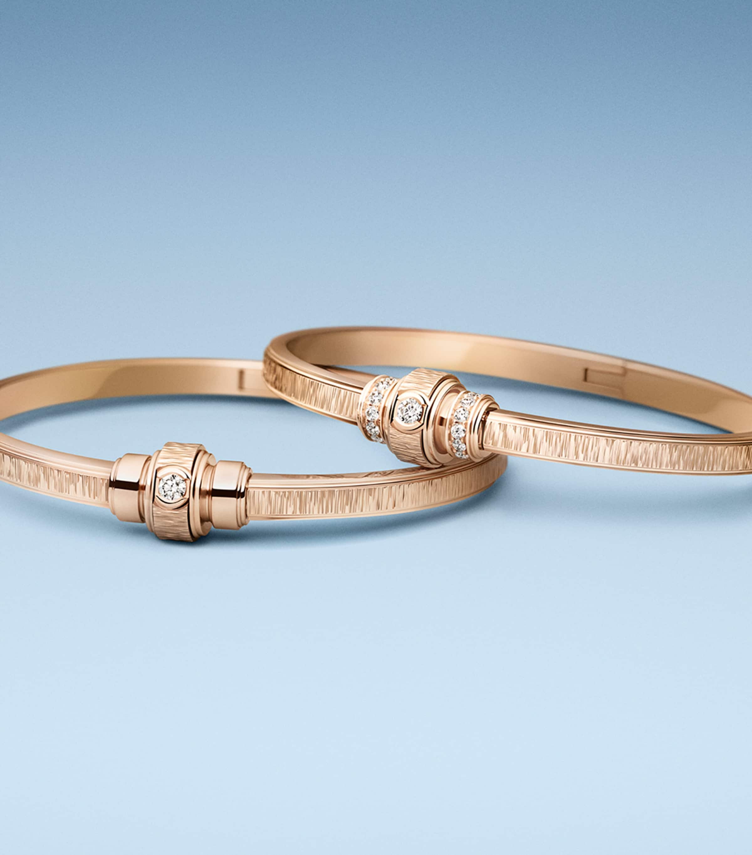 Rose Gold and Diamond Possession Bracelet PINK GOLD Image 3