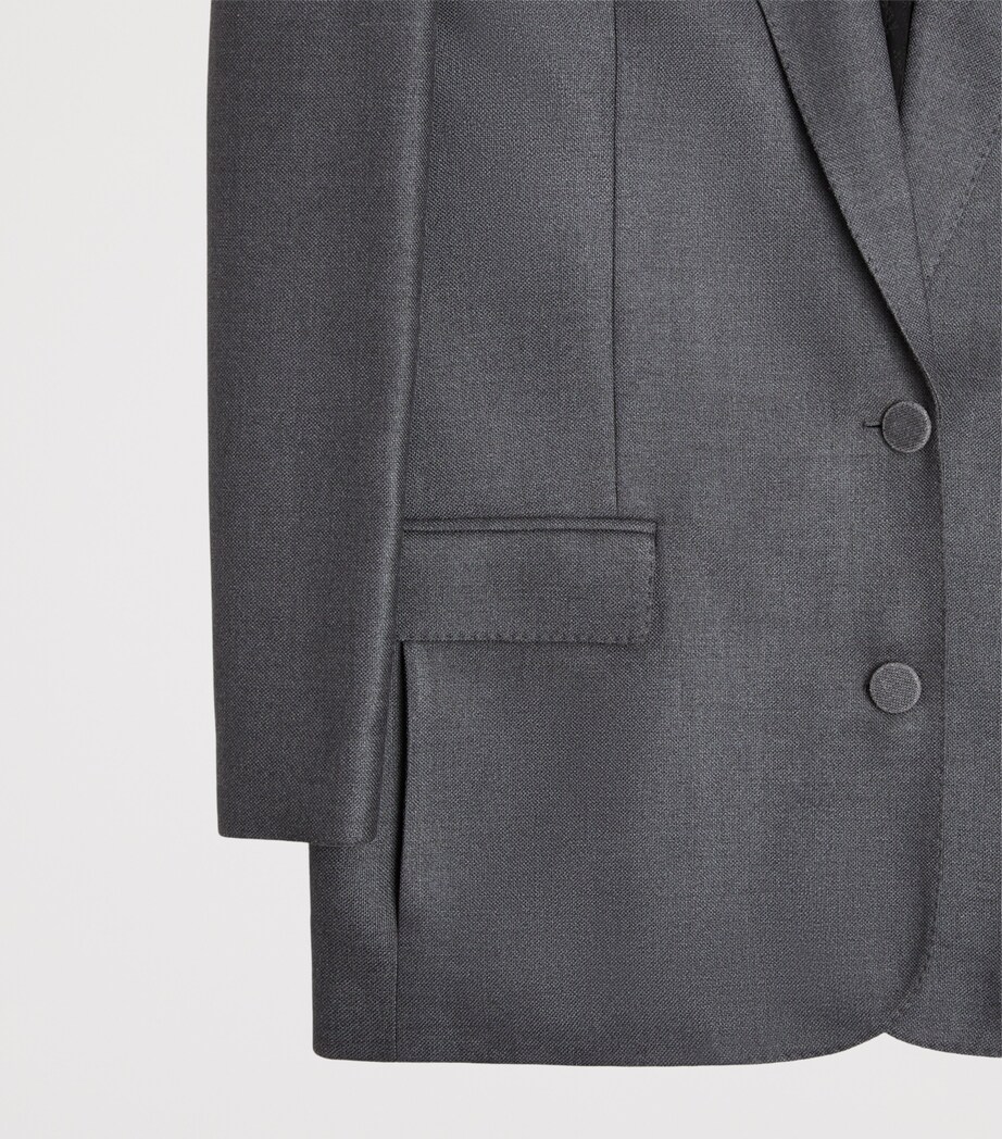 Valentino Womens Wool-Silk Blazer Image 8