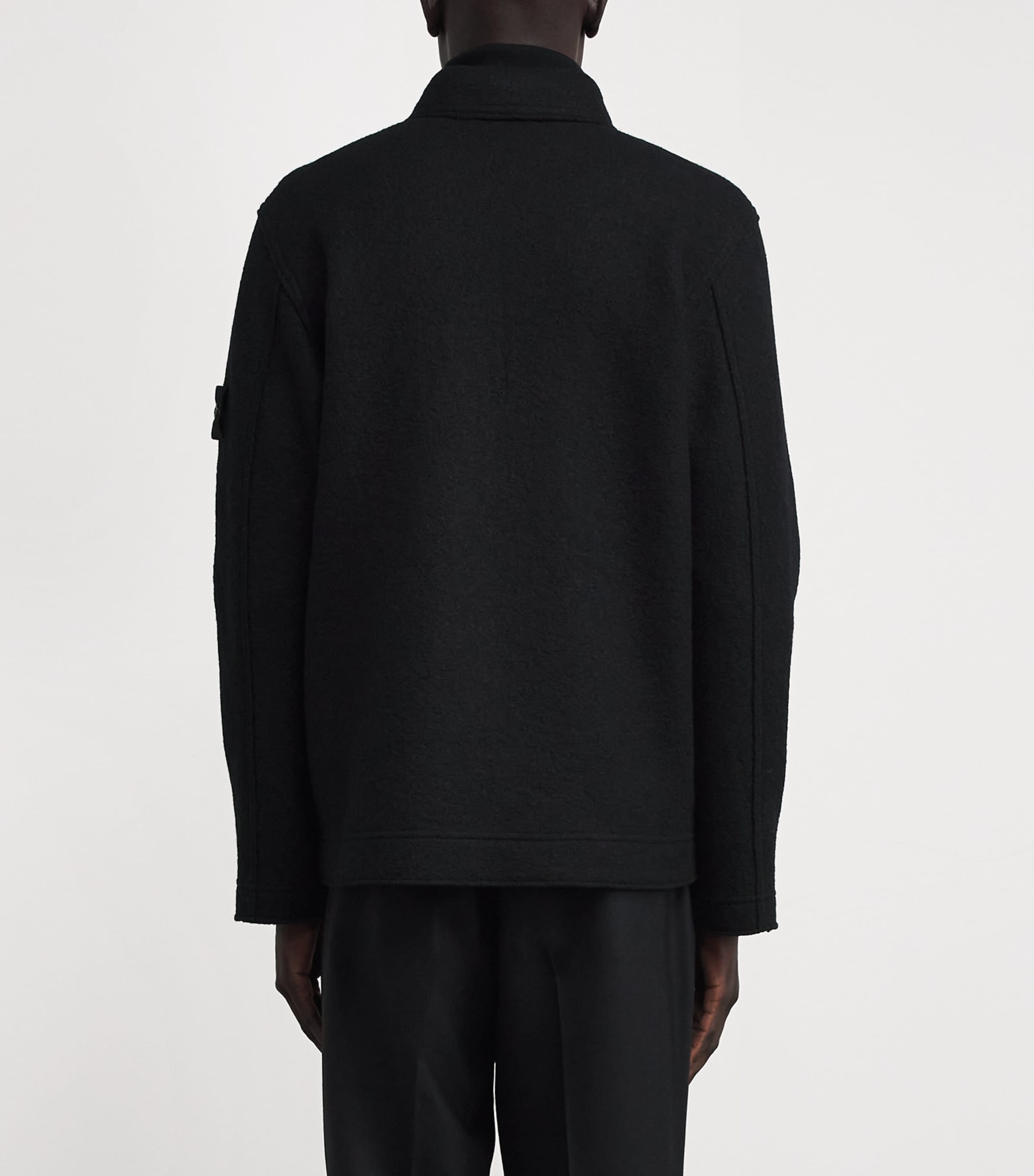 Virgin Wool Felt Overshirt V0029 Image 4