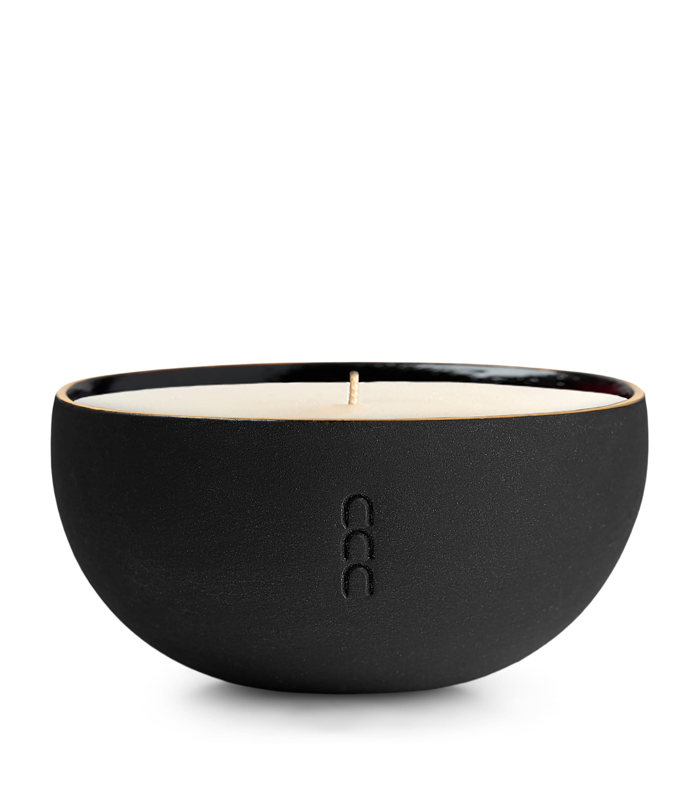 Marchanta Vasija Black Clay Candle Holder Antracite Image 2