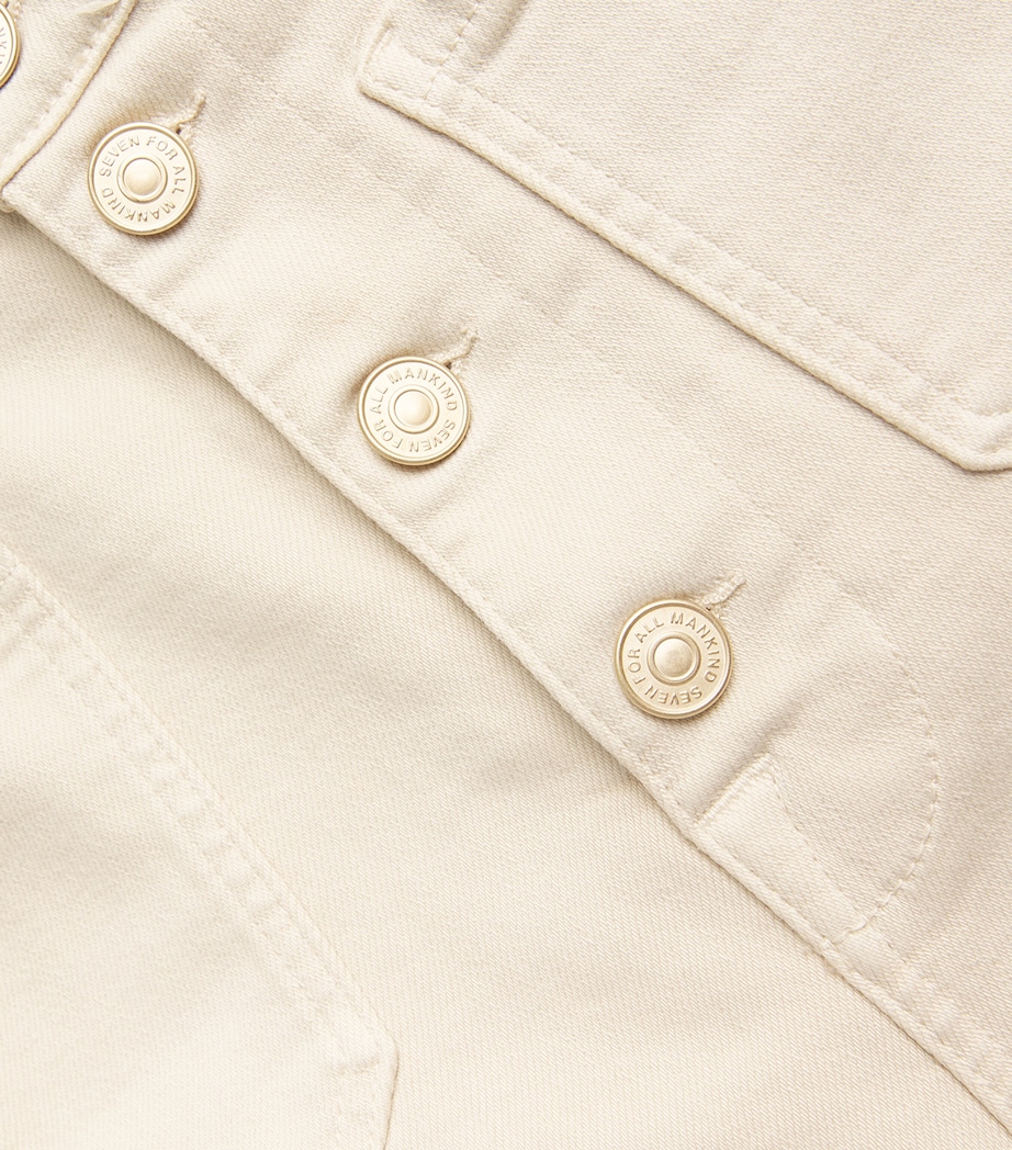 Ultra High Rise Cropped Jo Jeans U71A4 CREME Image 5