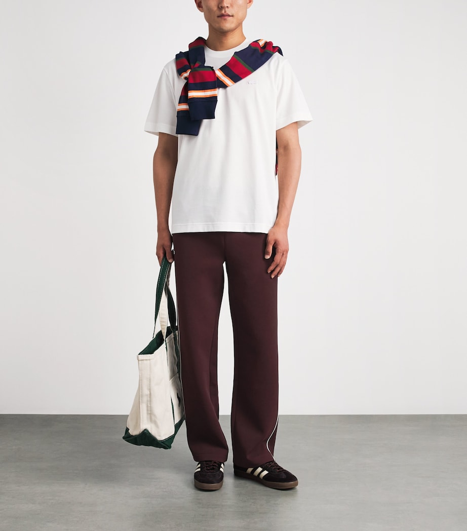 Lacoste Mens Tennis Heritage Sweatpants Oxalis/flour Image 2