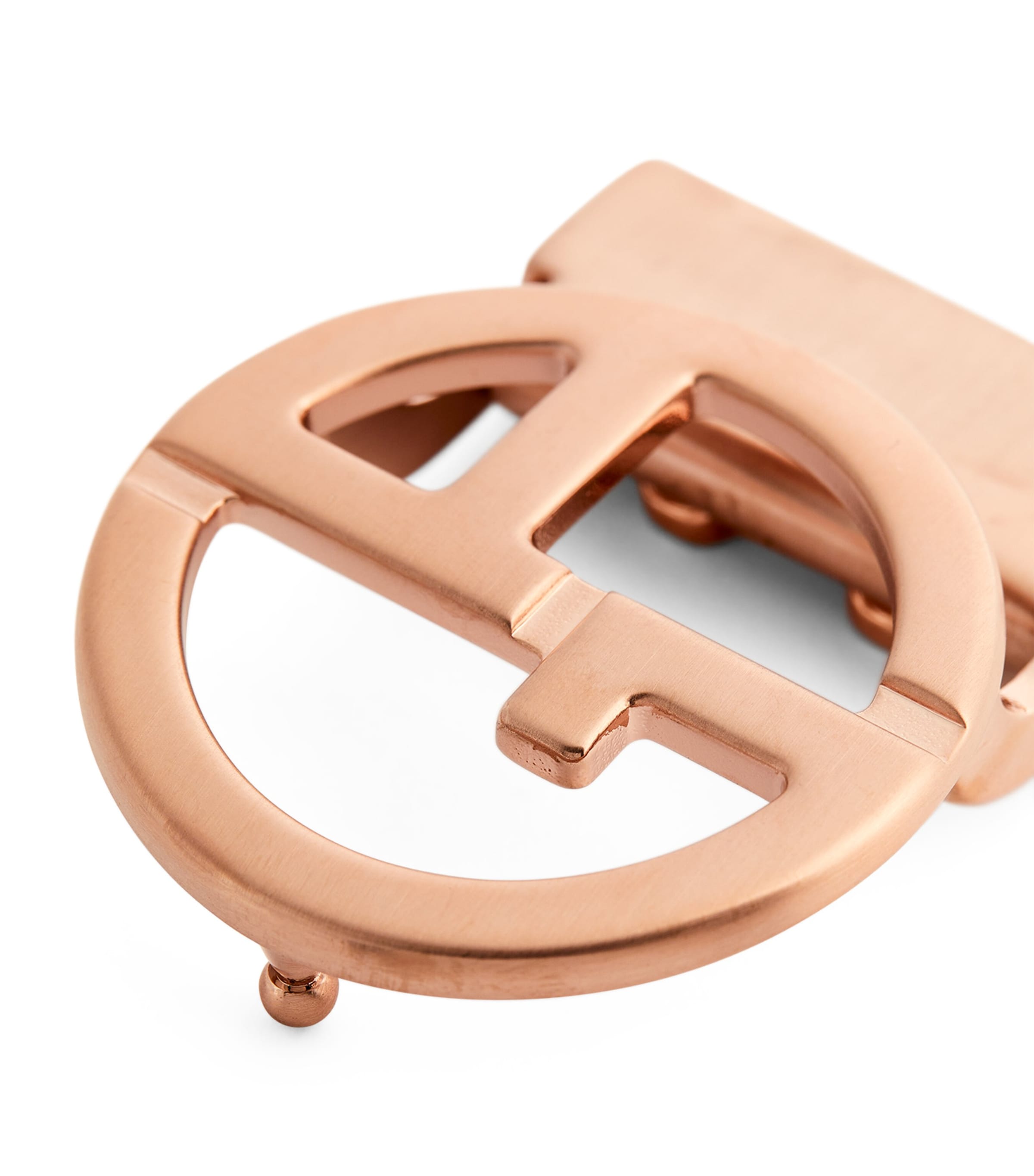Satin Rose Gold-Plated GA Logo Belt Buckle 85167 Image 3