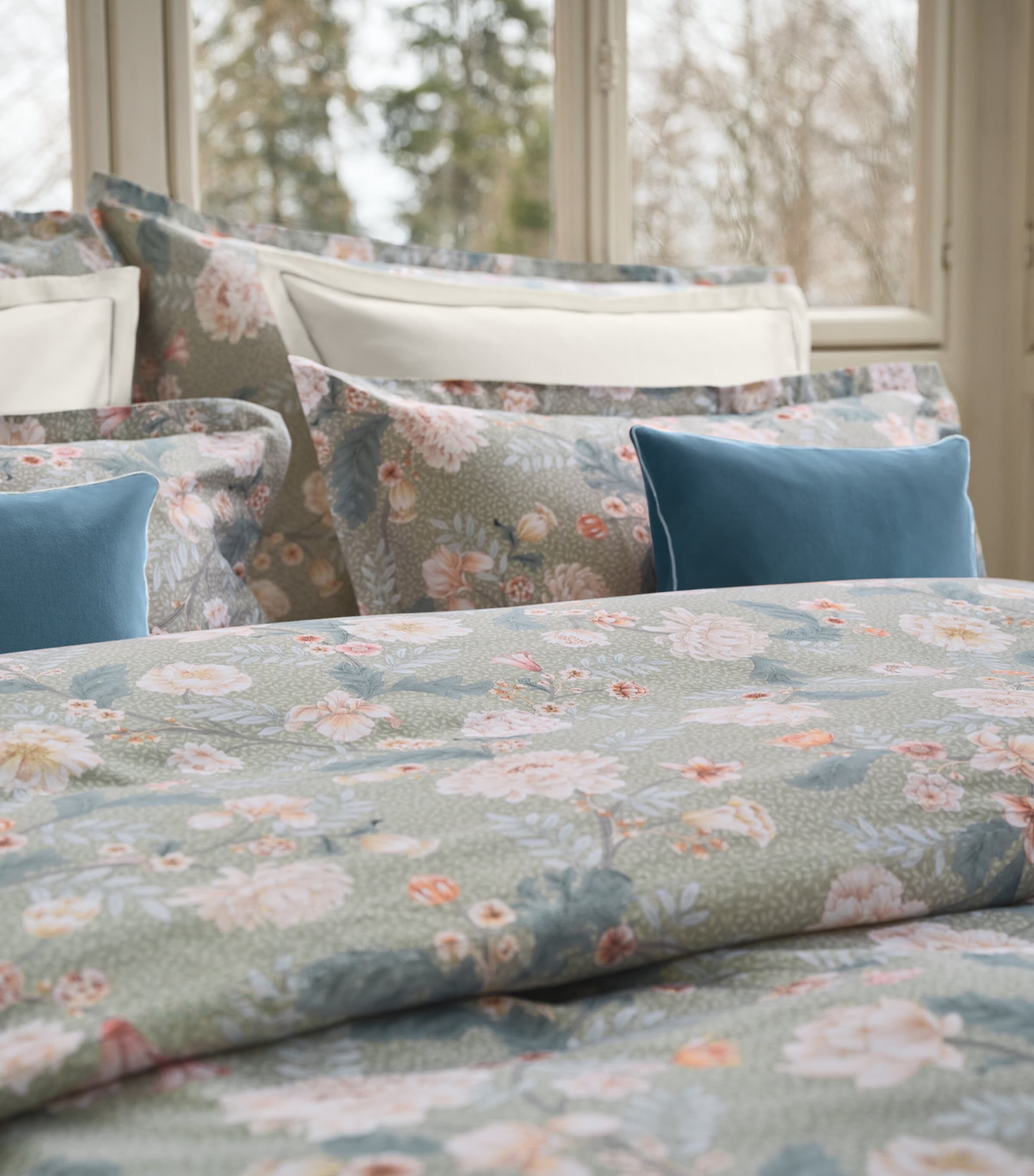 Schlossberg Zelda Super King Duvet Cover (260cm x 220cm) Vert Image 2