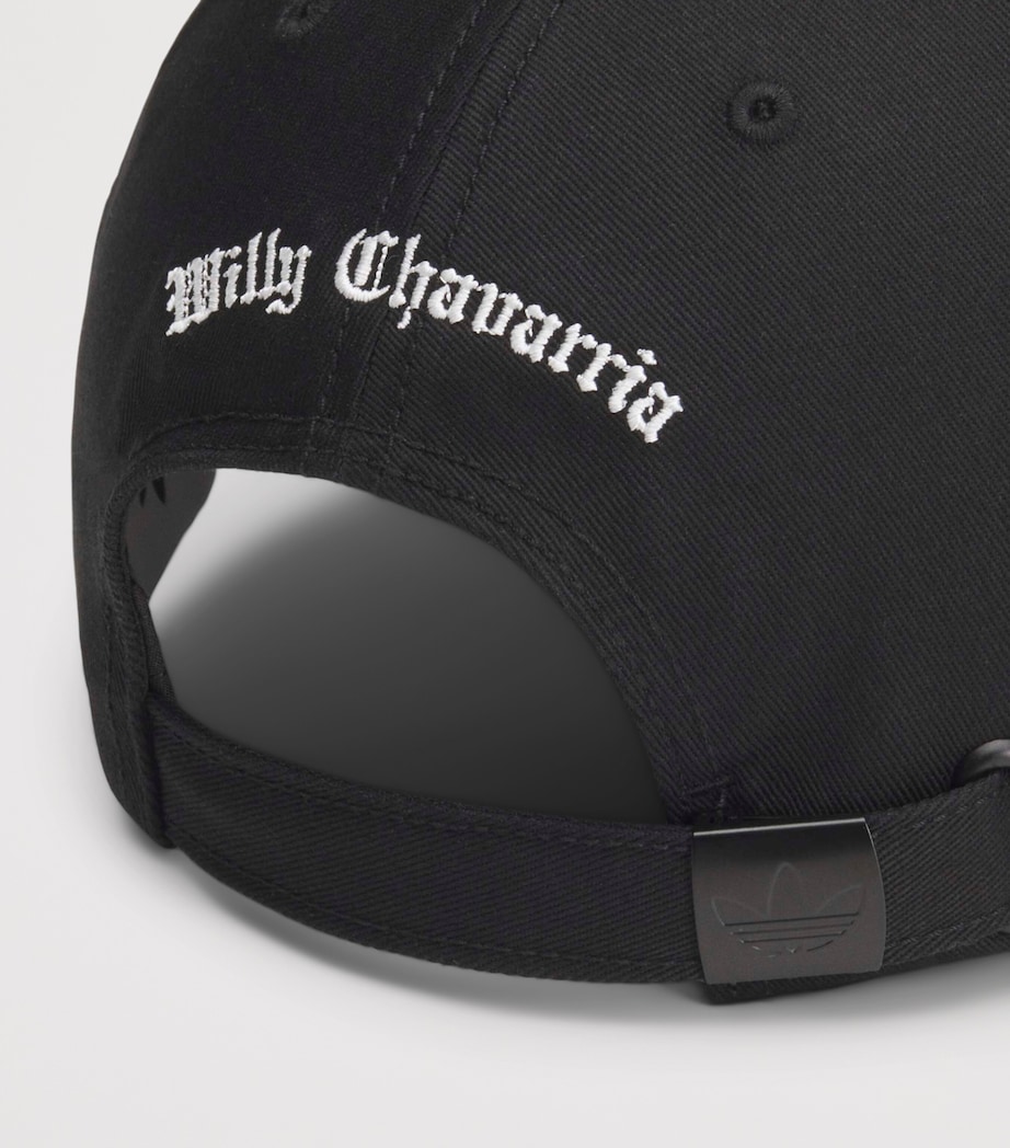 Willy Chavarria x adidas Originals Crest Baseball Cap Black Image 4