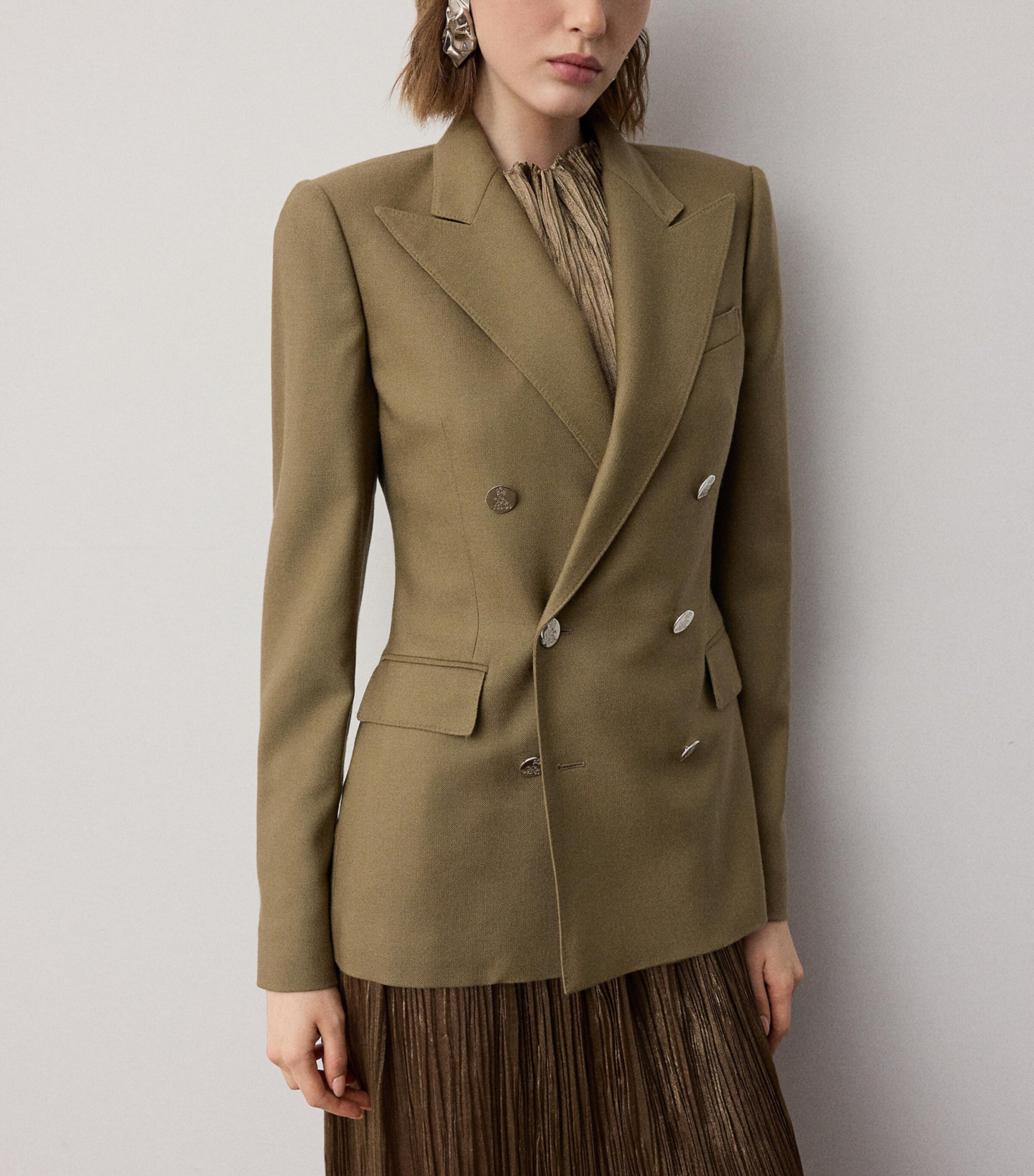 Ralph Lauren Collection Womens Cashmere Camden Jacket Porcini Image 3
