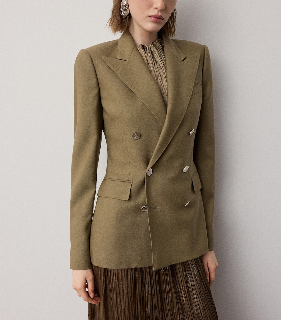 Ralph Lauren Collection Womens Cashmere Camden Jacket Porcini Image 3