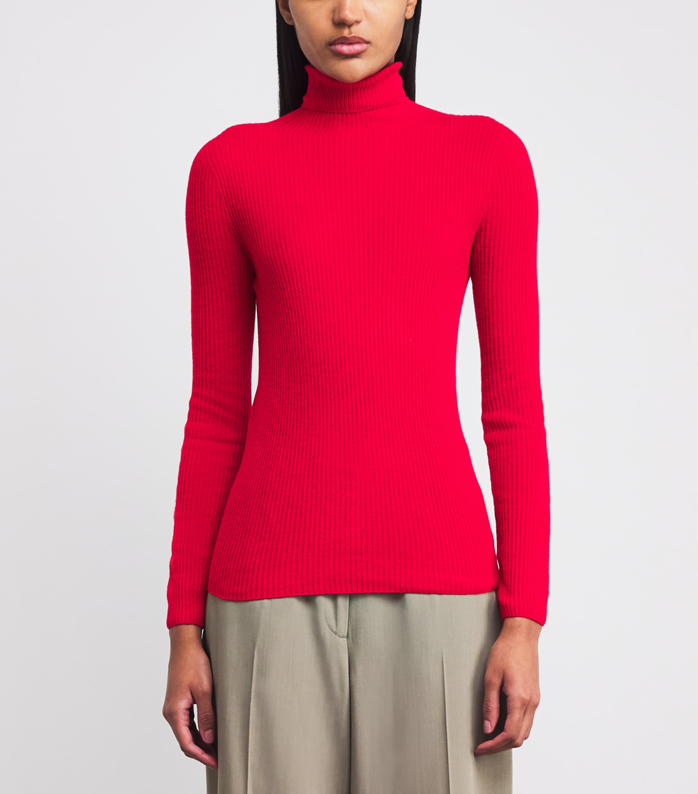 Wool-Silk-Cashmere Rollneck Sweater 3045 LACCA Image 3