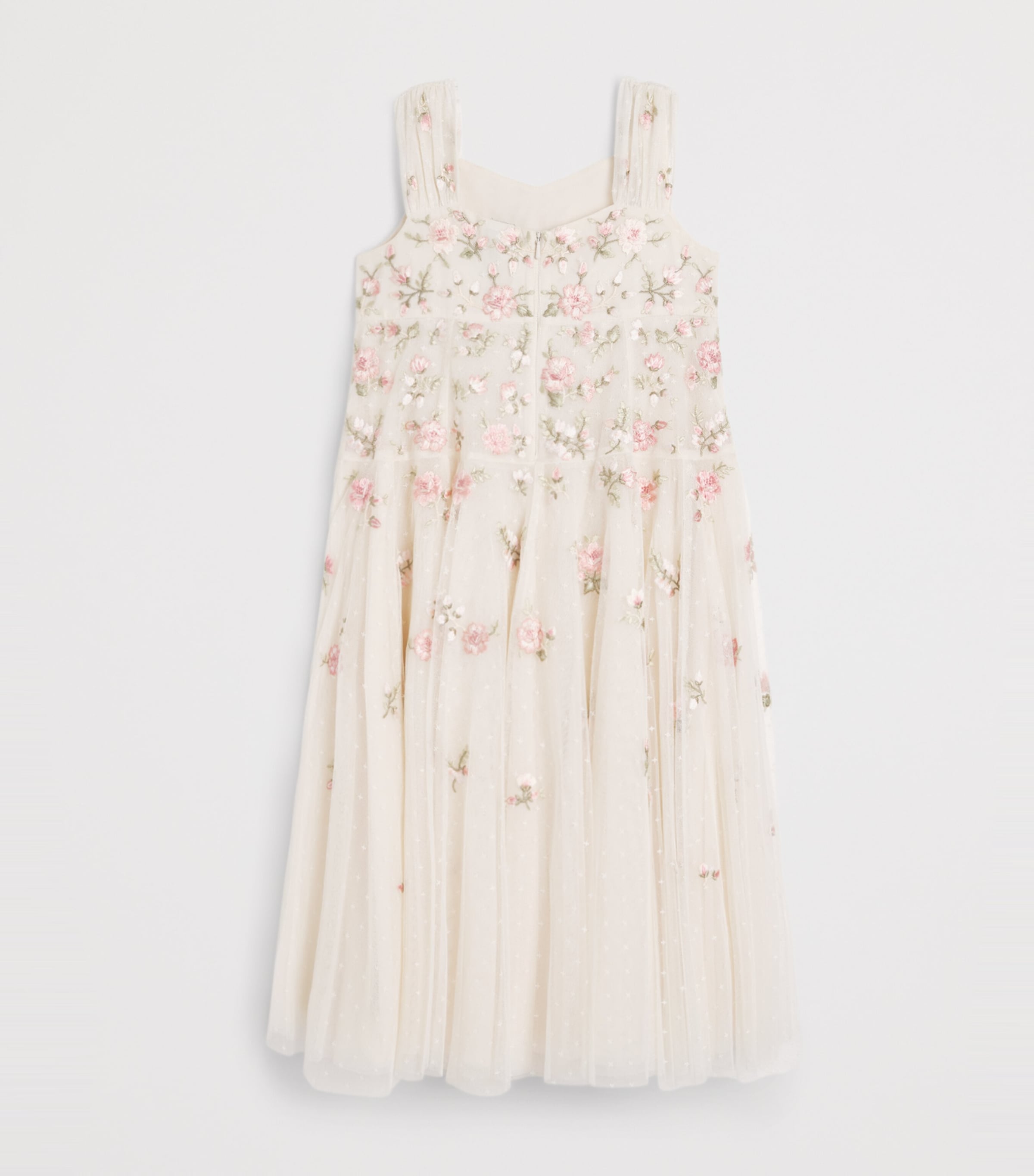 Needle & Thread Tulle Mayflower Ditsy Dress (4-6 Years) Cream/multi Image 2