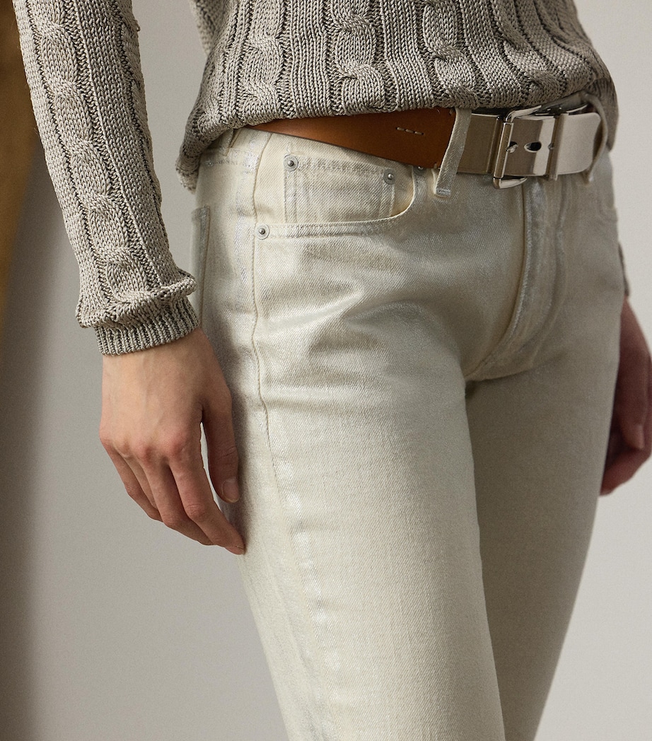 Barrett Mid-Rise Slim-Fit Jeans STERLING STEEL Image 5