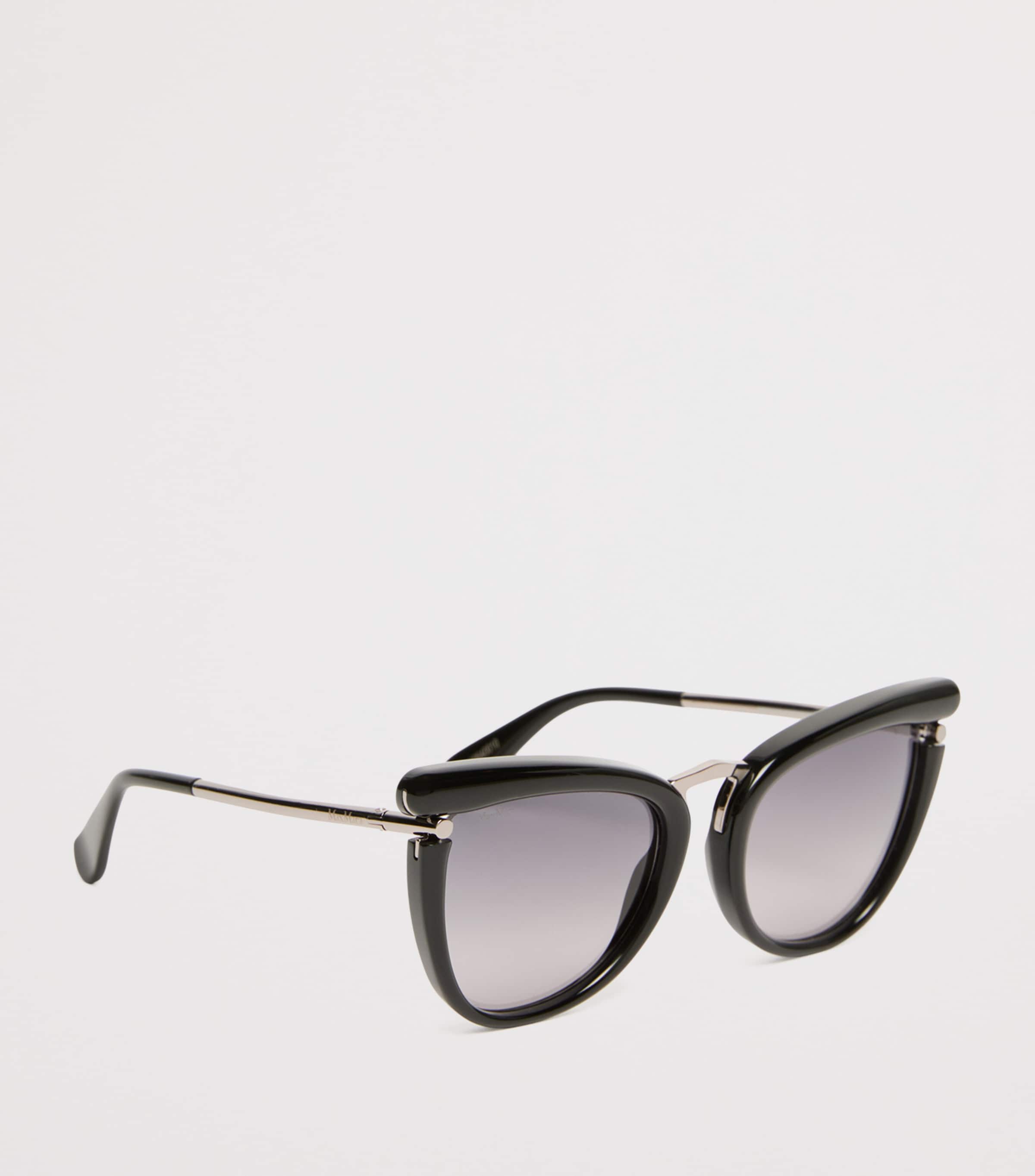 Max Mara Acetate Butterfly Sunglasses Black Image 3