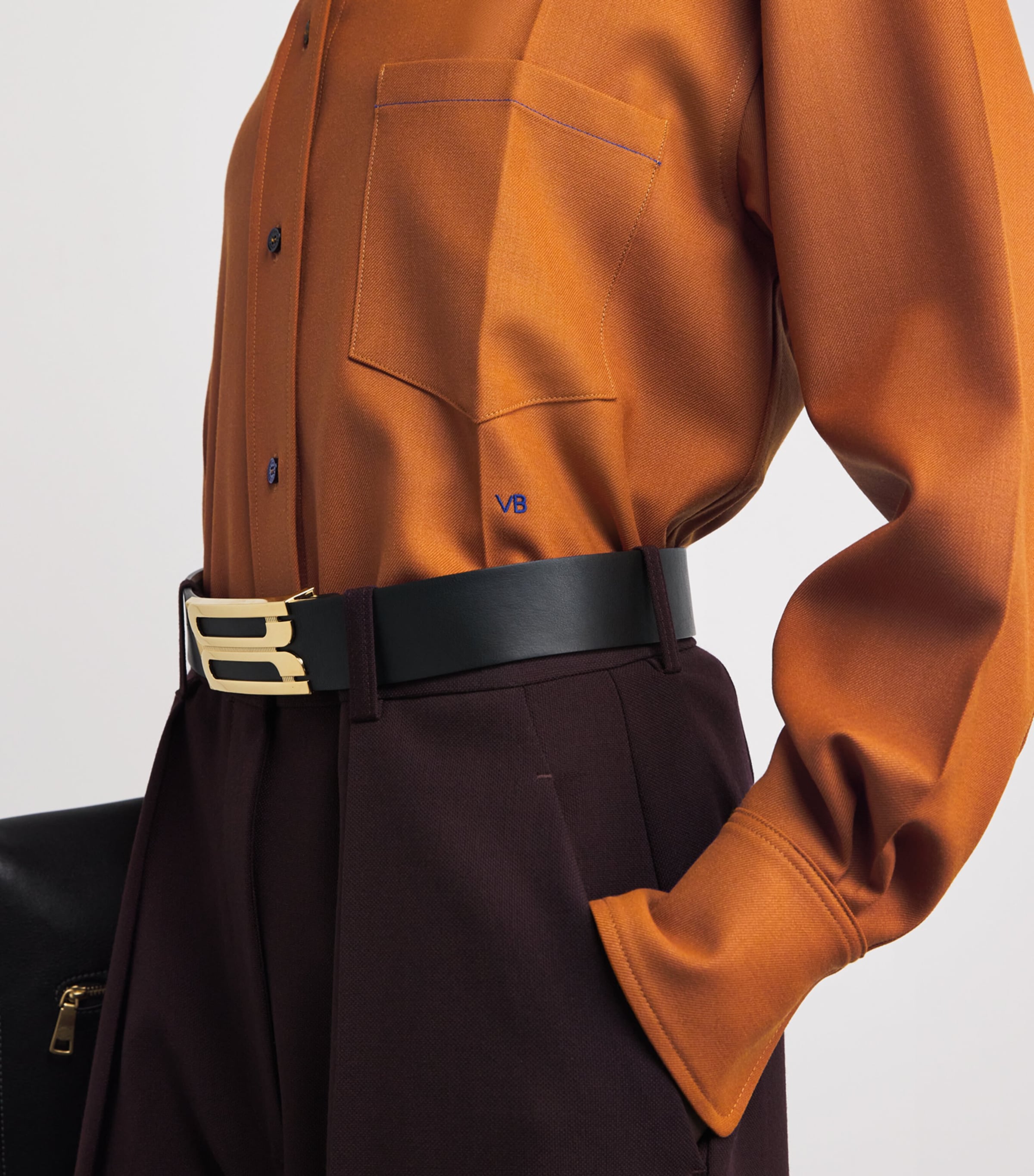 Cropped Long-Sleeve Shirt 3178 BRONZE Image 6