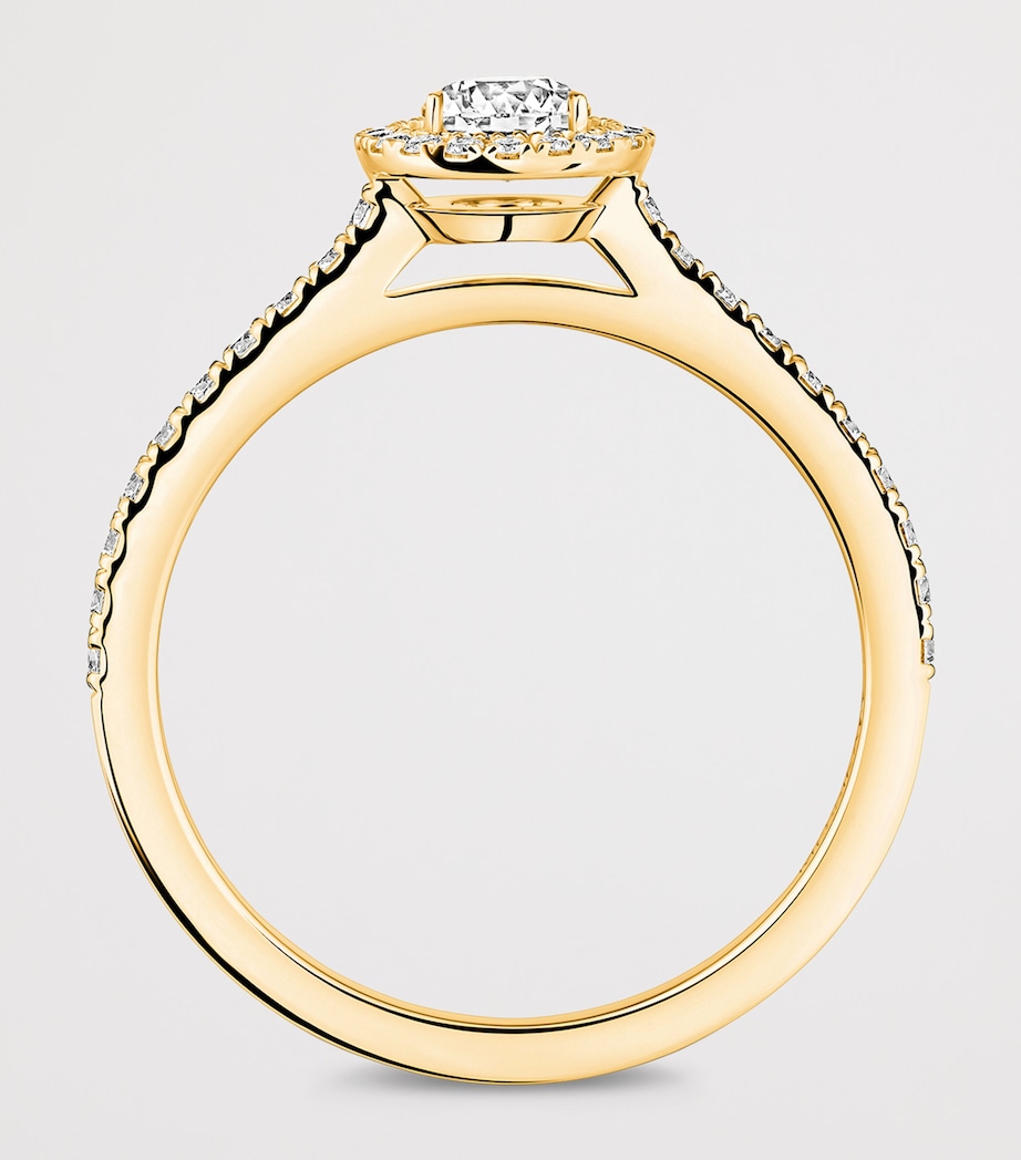 Messika Joy Yellow Gold and Diamond Solitaire Ring White Gold Image 2