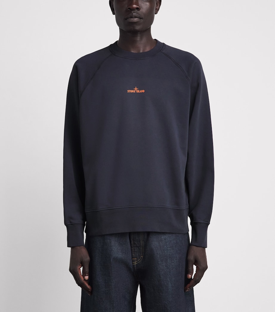Stone Island Mens Oversized Desert Print Sweatshirt Image 4