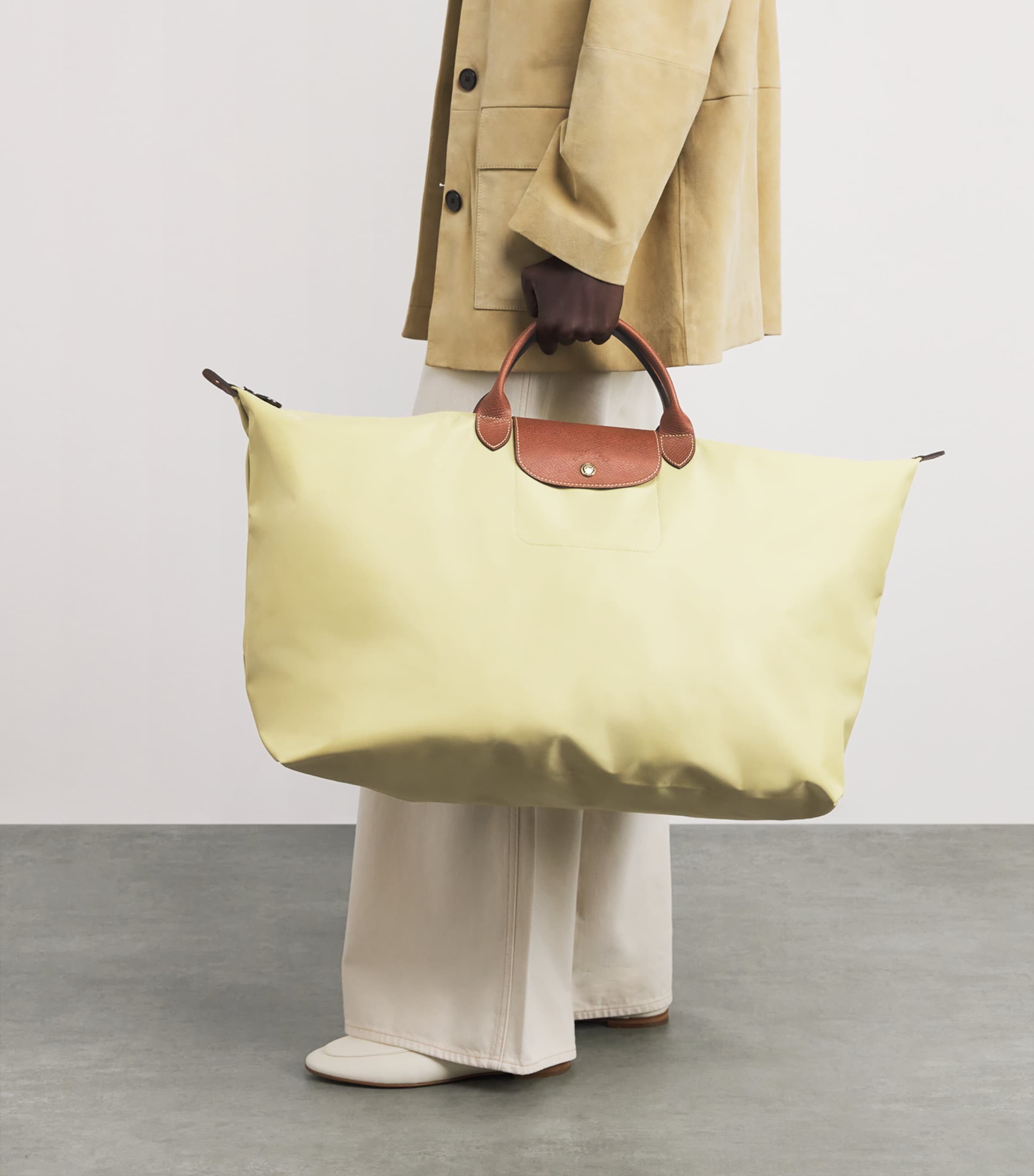 Longchamp Extra Large Le Pliage Original Travel Bag Pistachio Image 2