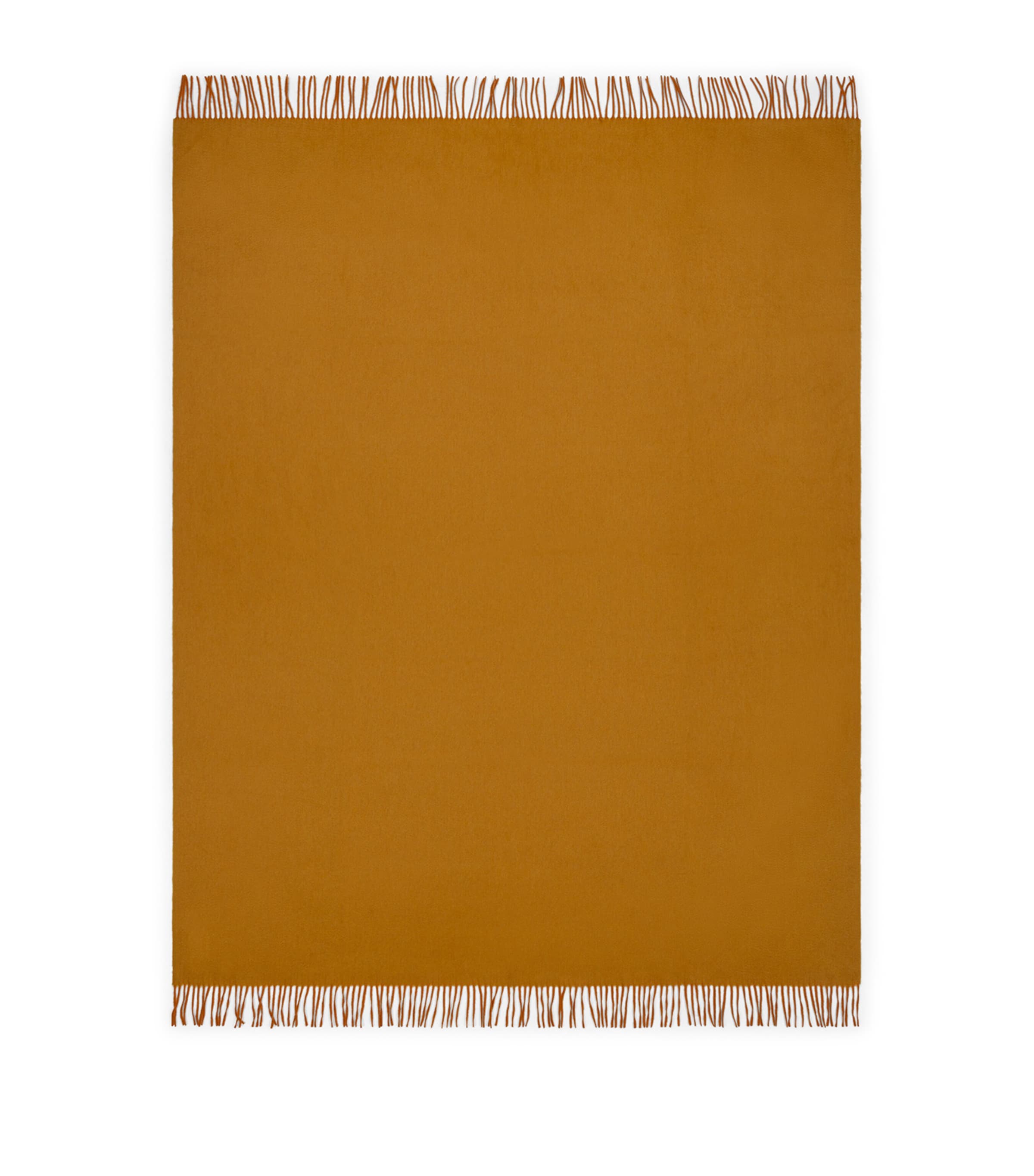 Begg x Co Cashmere Arran Solid Throw (147cm x 183cm) Chai Image 1