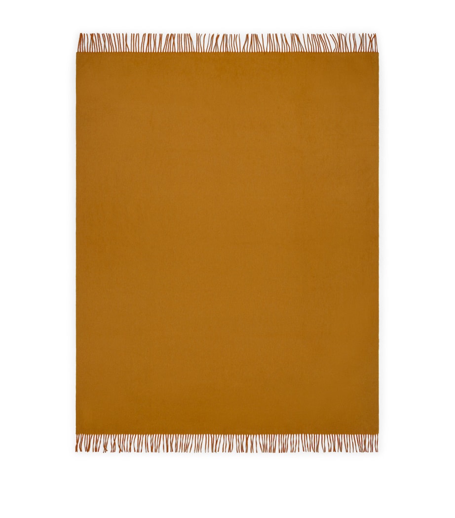 Begg x Co Cashmere Arran Solid Throw (147cm x 183cm) Chai Image 1