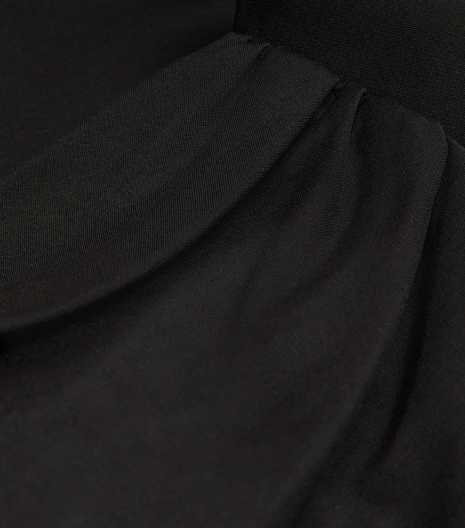 Weekend Max Mara Womens Jersey Midi Skirt Black Image 5