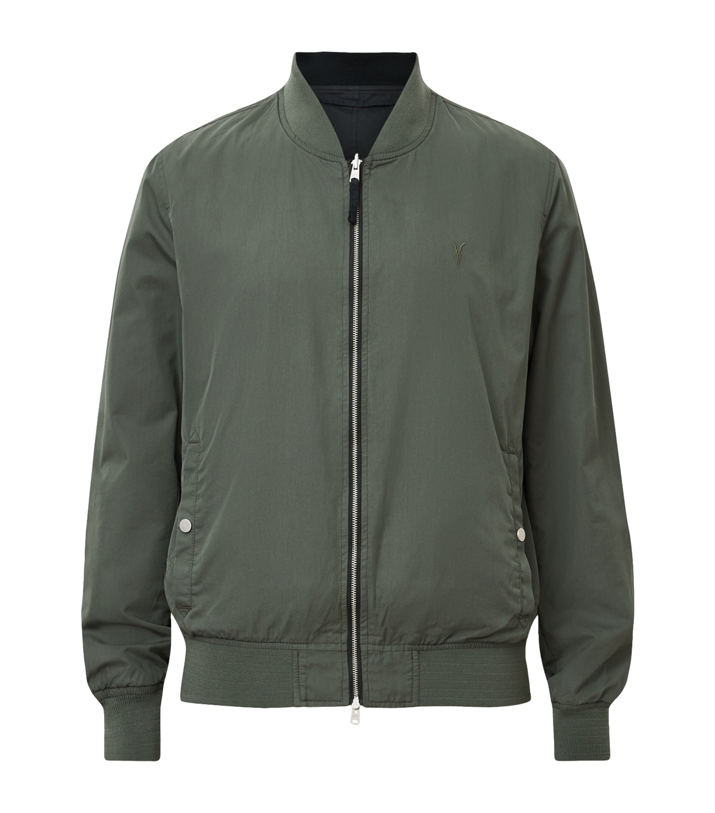 Reversible Bassett Bomber Jacket BLACK/DULL GREEN Image 2