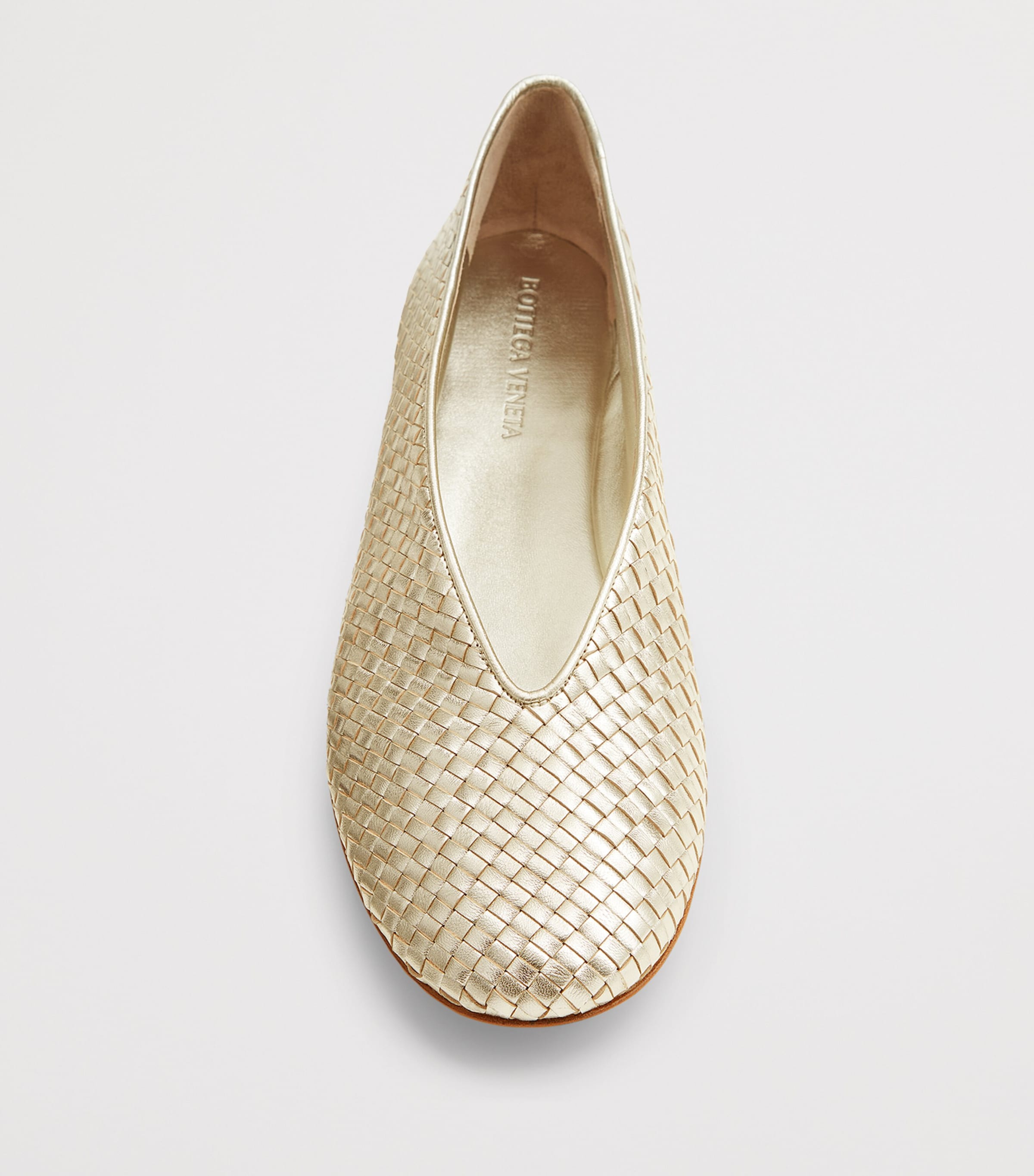 Metallic Leather Rosa Ballet Flats 1561 Image 6