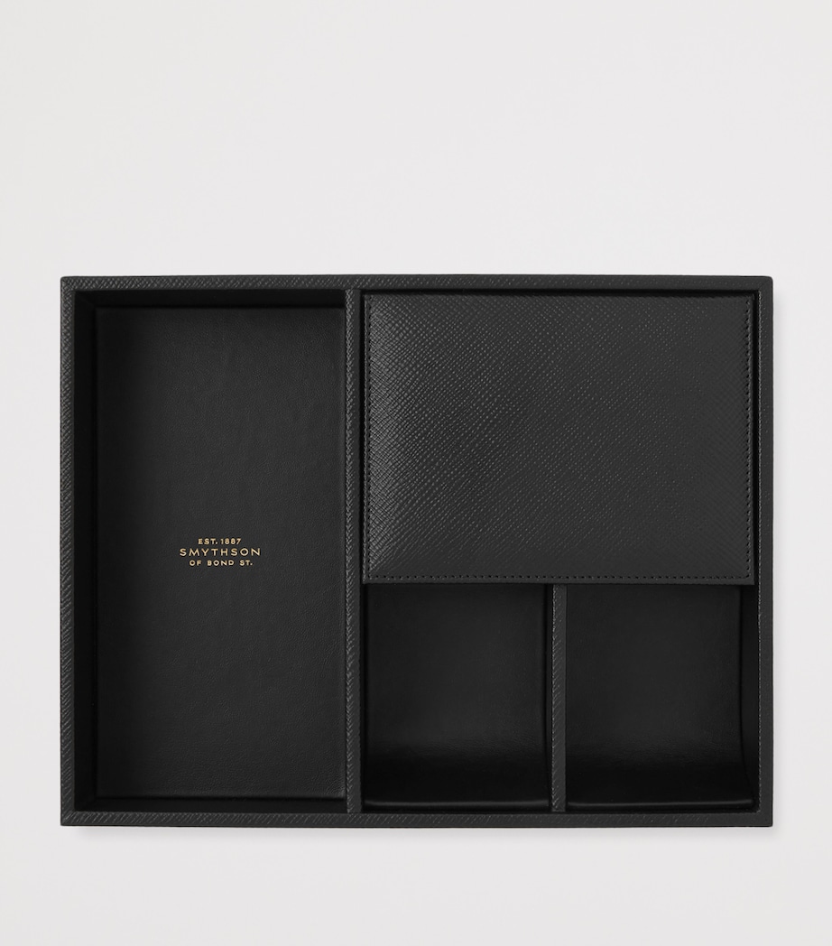 Panama Leather Valet Tray BLK Image 2