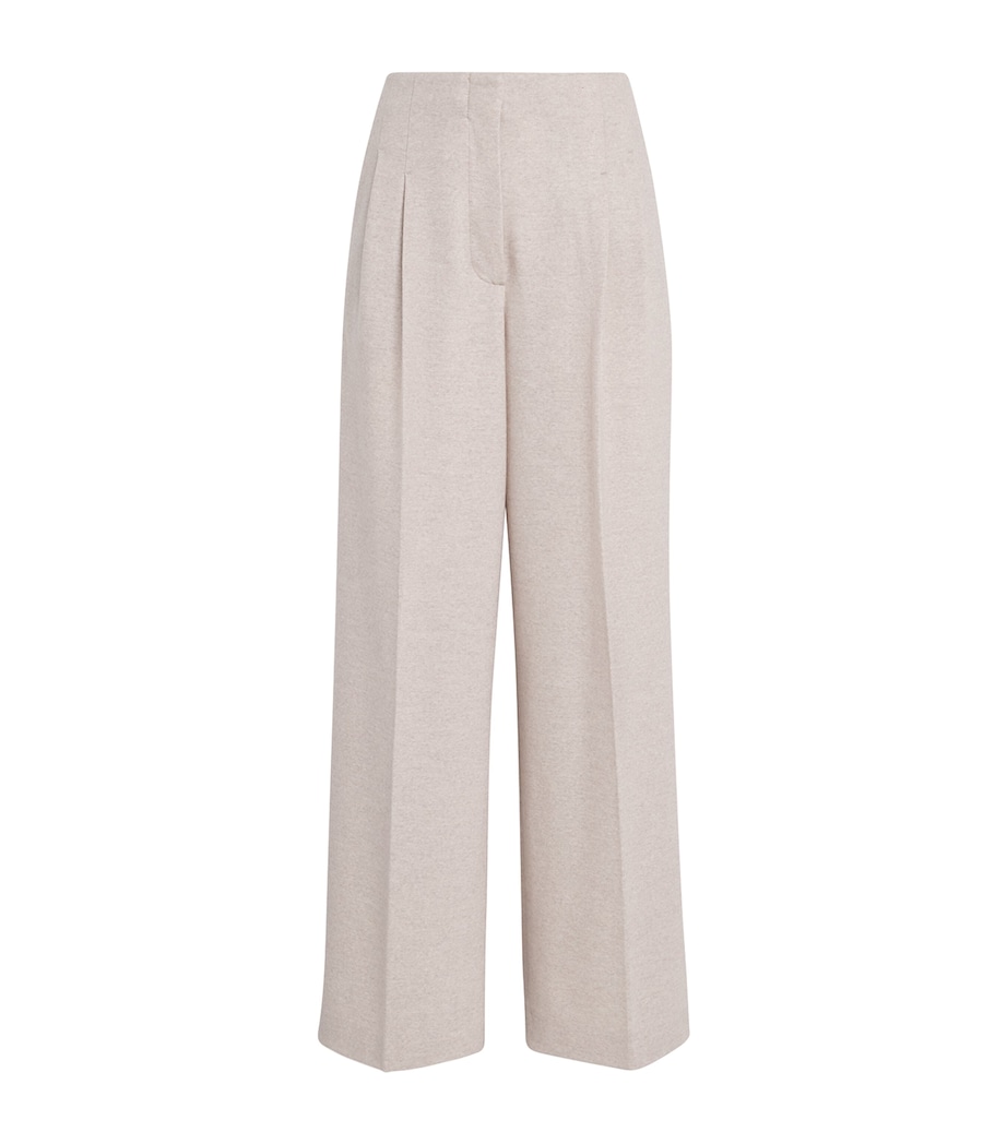 Wool Laine Uni Trousers 1145 ALABASTER Image 1