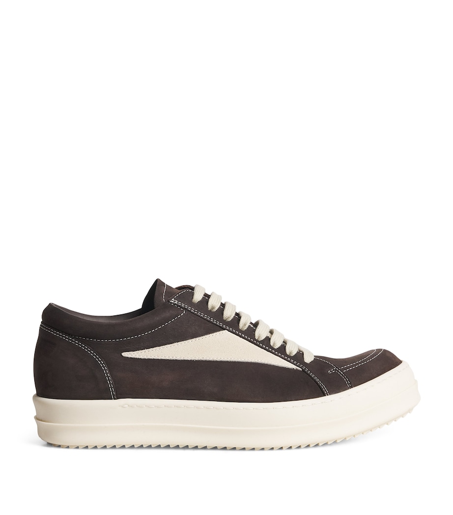 Leather Vintage Low-Top Sneakers BROWN/MILK/MILK Image 1