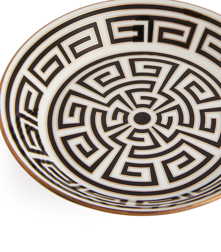 Porcelain Labirinto Nero Tea Saucer (13.5cm) G00125100 Image 3