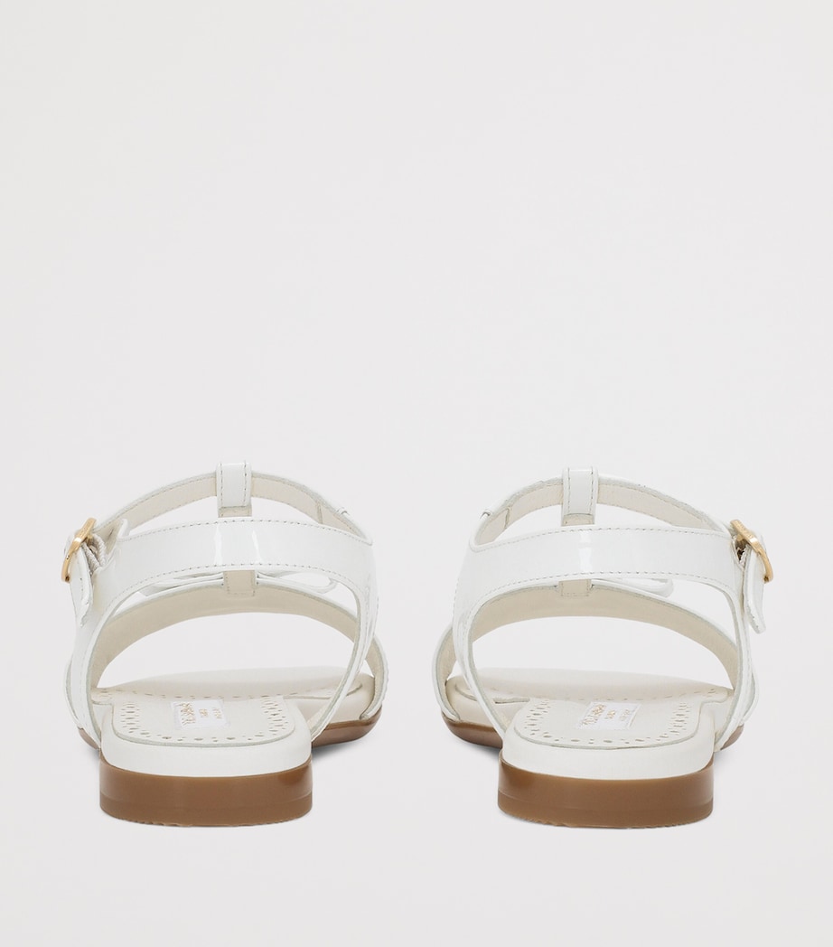 Patent Leather DG Sandals 87682-LATTE 1 Image 4